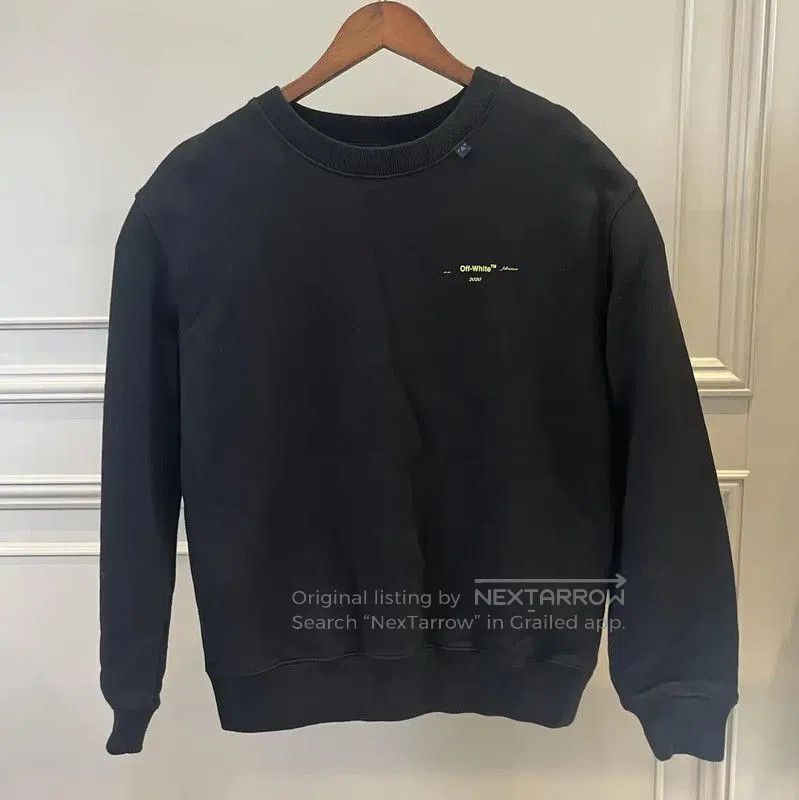 Off-White Off-White Black Long Sleeve Cotton Sweatshirt . Size US S / EU 44-46 / 1 - 1 Thumbnail
