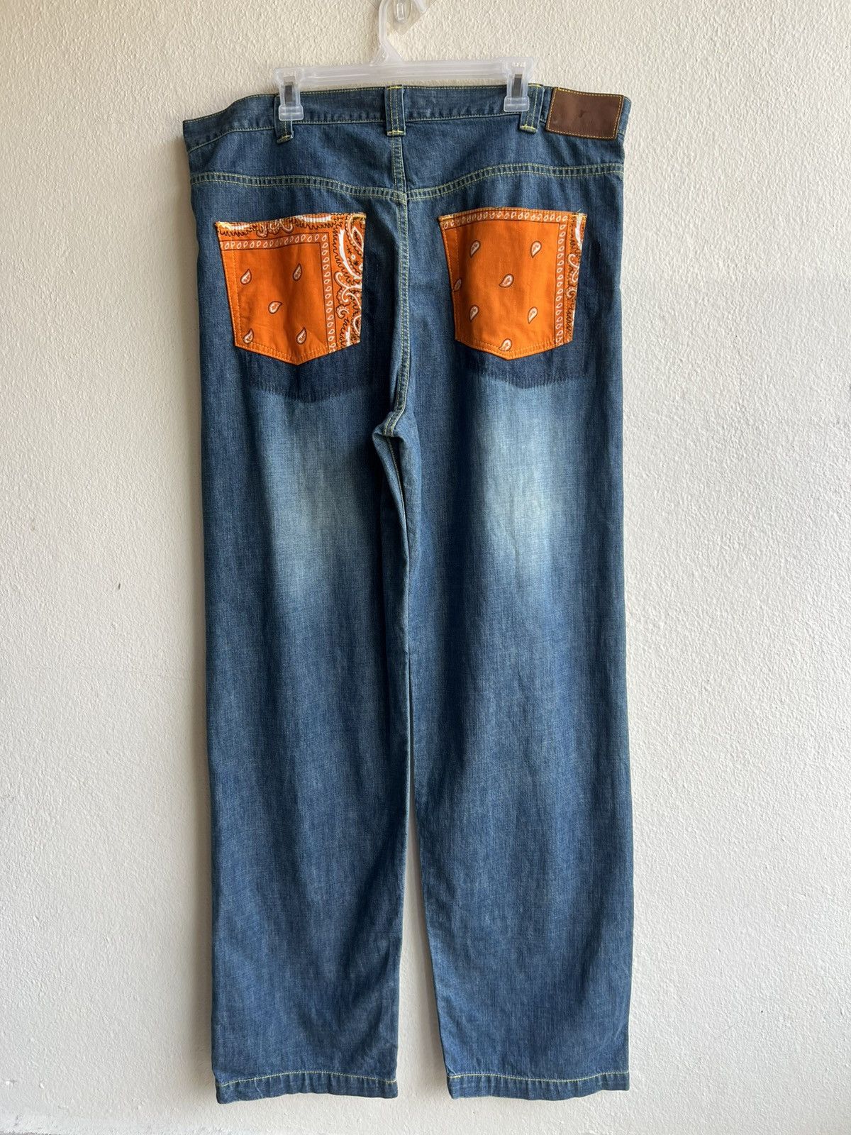 Japanese Brand × PHENOMENON Japan Brand Phenomenon Paisley Design Baggy Loose Jeans Size US 38 / EU 54 - 3 Thumbnail