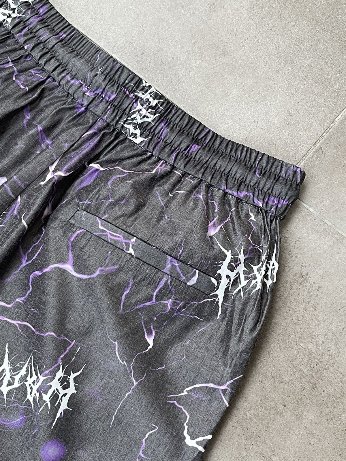 Han Kjobenhavn !DS! FW22 Han Kjobenhavn Purple Thunder Track Shorts Size US 34 / EU 50 - 20 Thumbnail