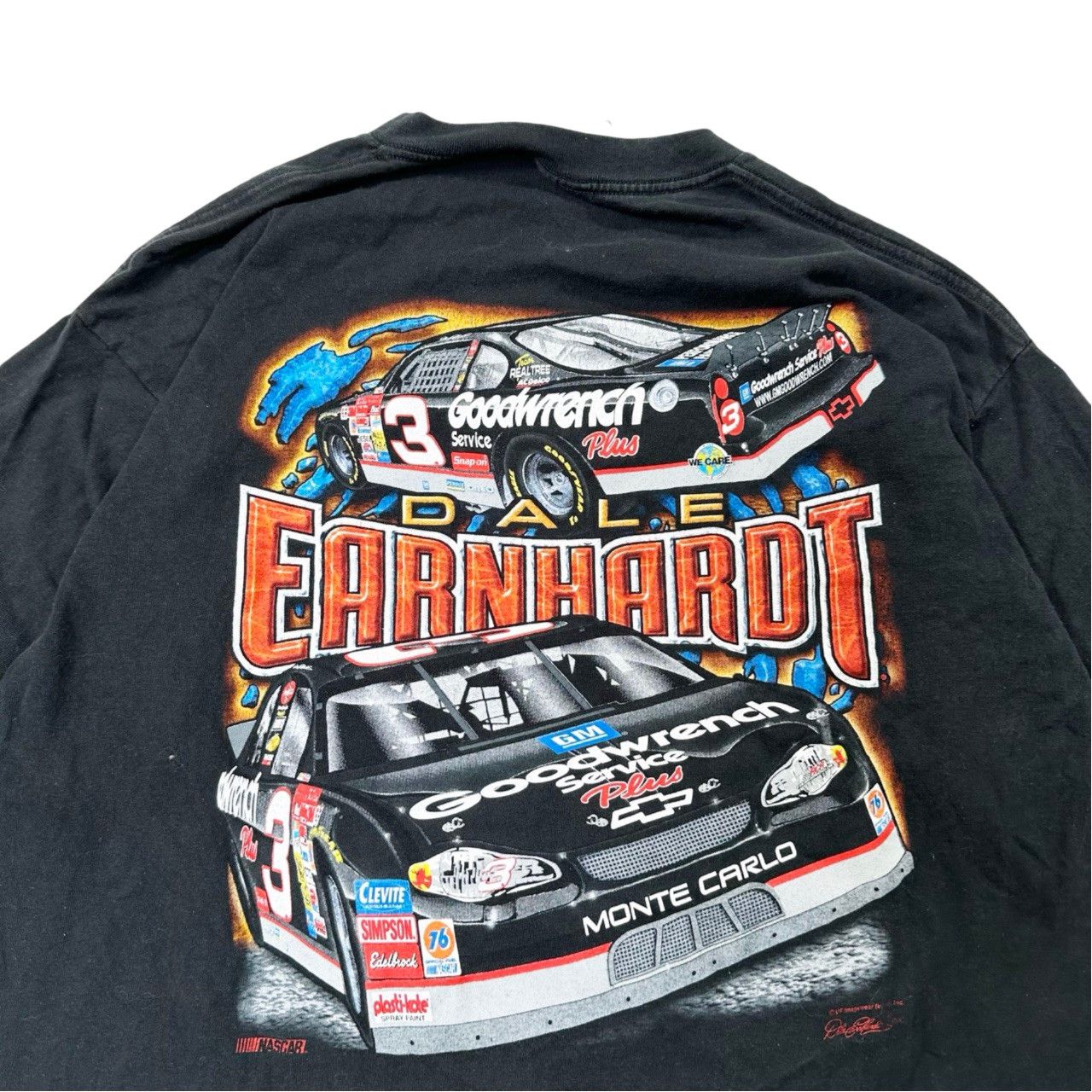 Vintage Vintage 90s Rare NASCAR Dale Earnhardt Intimidator Graphic Size US XL / EU 56 / 4 - 5 Thumbnail