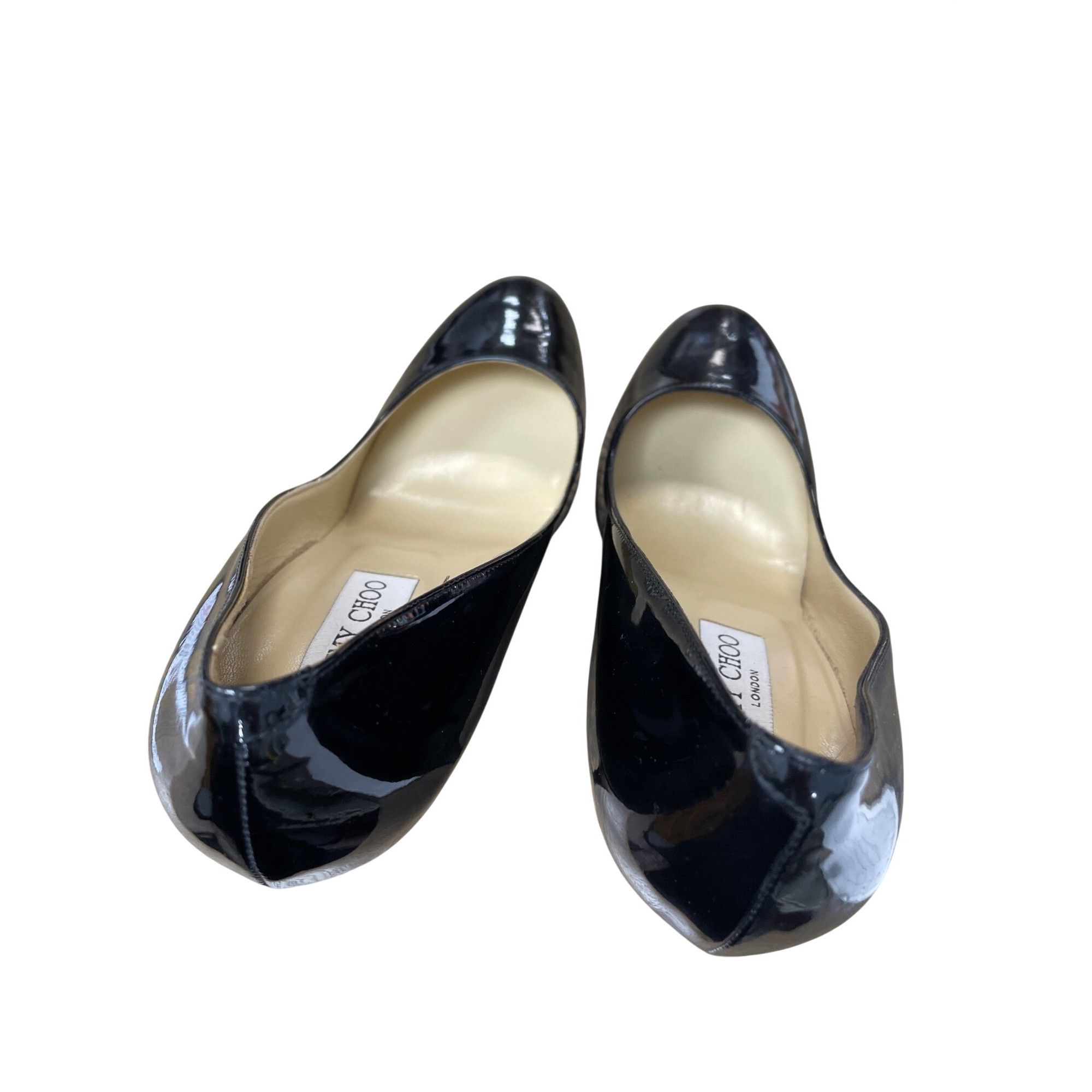Jimmy Choo Jimmy Choo womans Black Patent Leather Stiletto 5.5" Heels S Size US 10.5 / IT 40.5 - 16 Thumbnail