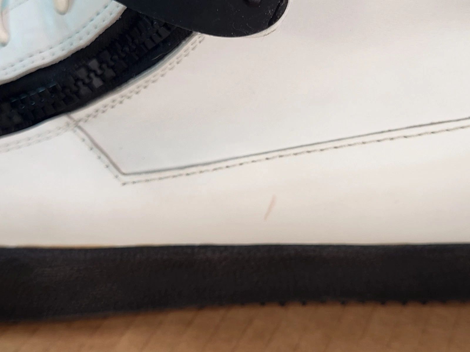 Giuseppe Zanotti Giuseppe Zanotti White Leather High Top Sneakers Dbl Zippers Size US 15 / EU 48 - 8 Thumbnail