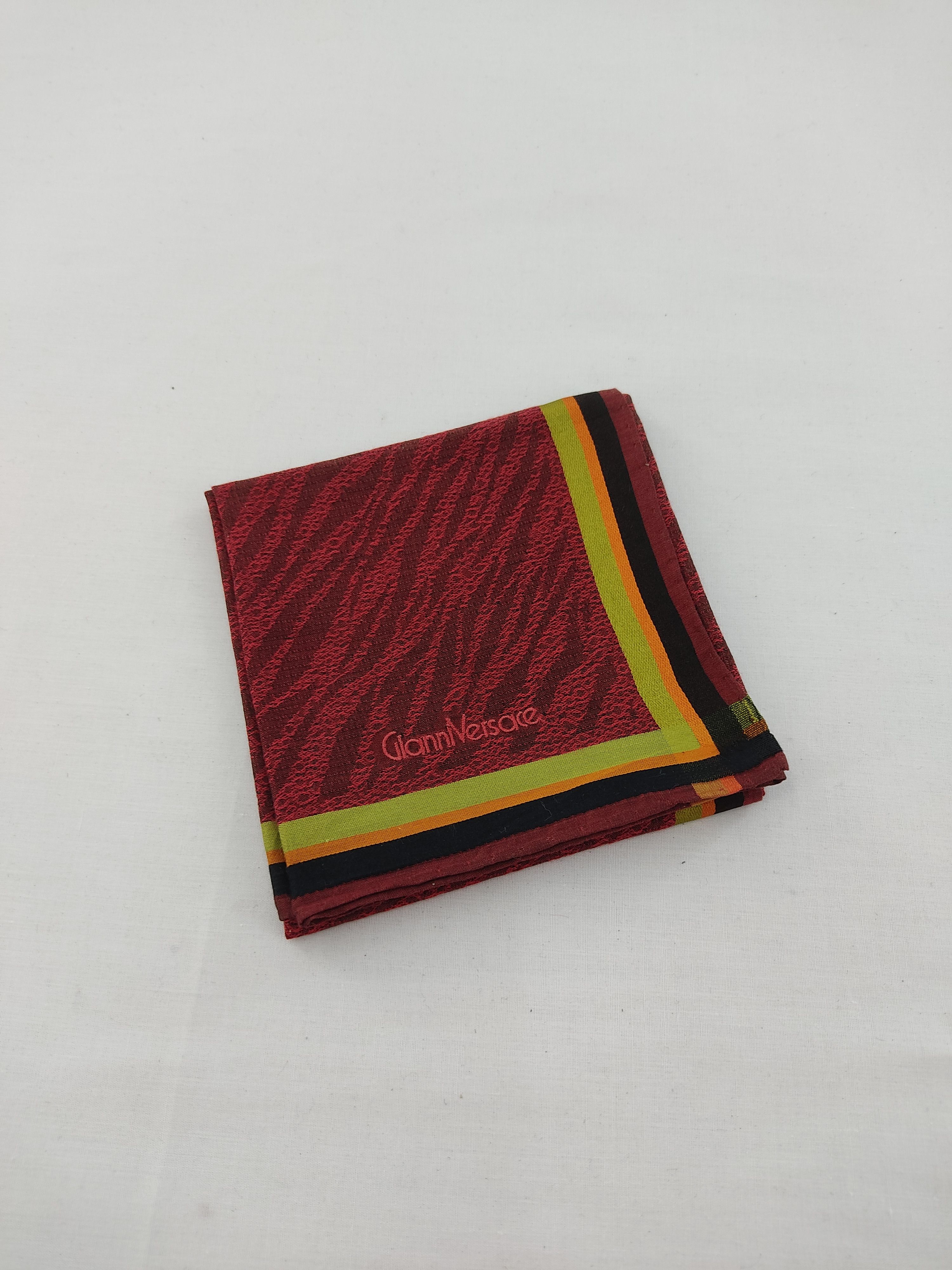 Versace × Vintage Vintage Gianni Versace Handkerchief / Neckwear / Bandana Size ONE SIZE - 2 Thumbnail