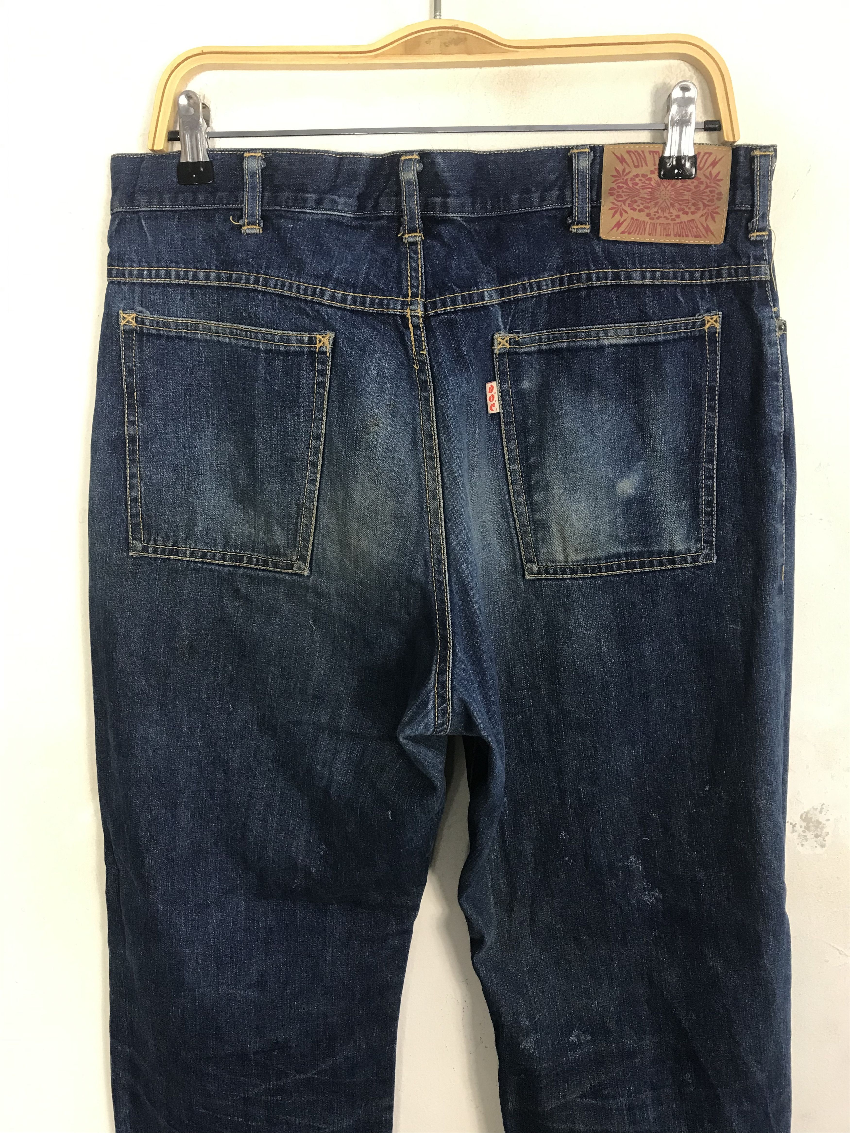 Japanese Brand On The Road Denim Indigo Pant Straight Cut Fits Size 32 Size US 32 / EU 48 - 4 Thumbnail