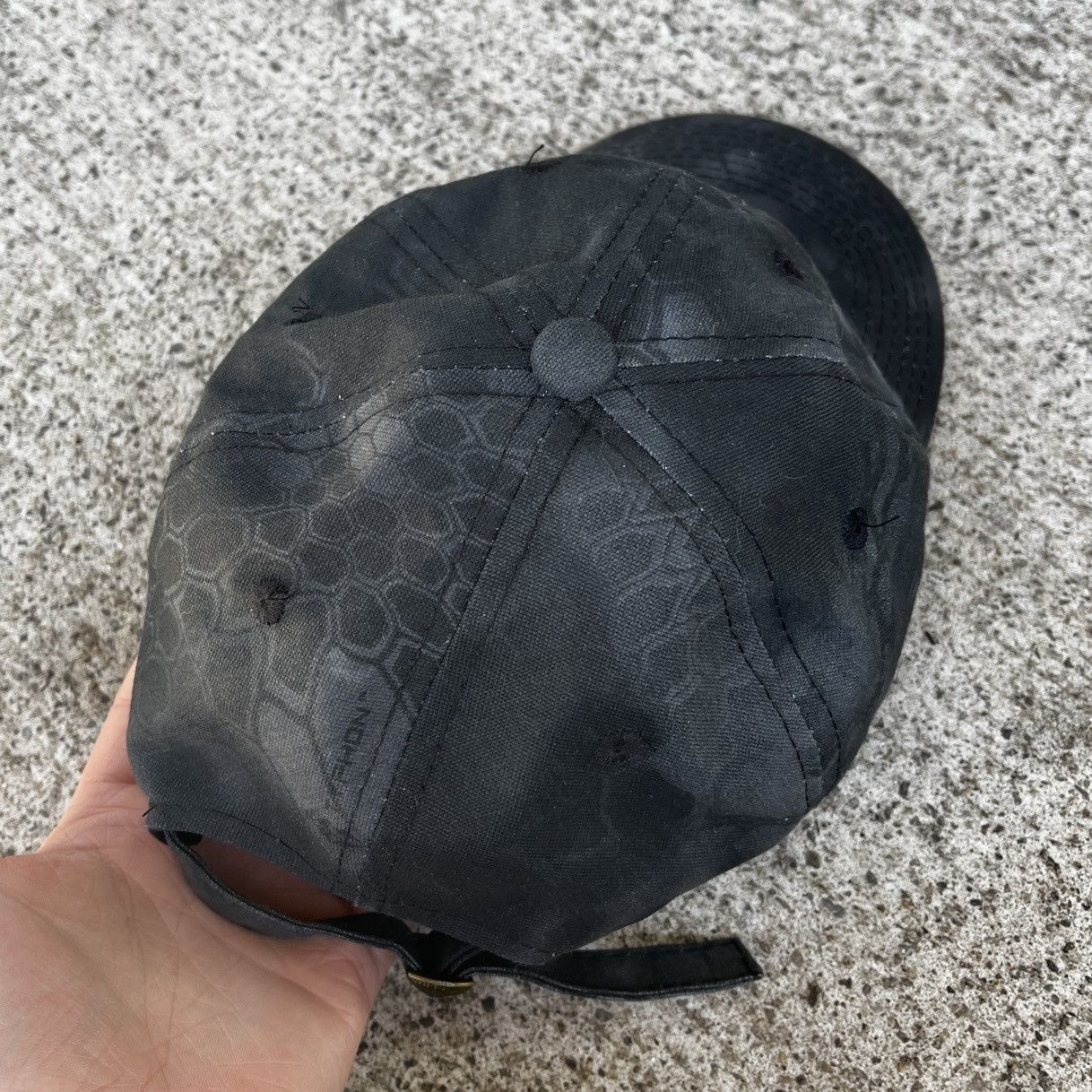 Vintage Vintage Black Window Petite Paint Hat 90’s Y2K Size ONE SIZE - 5 Thumbnail