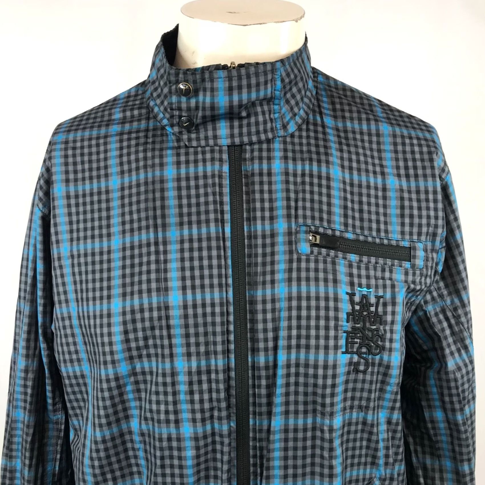 Nike NIKE LEBRON JAMES Jacket ~ Mens Medium ~ Gray Blue Witness Full Zip Coat Shirt Size US M / EU 48-50 / 2 - 2 Thumbnail