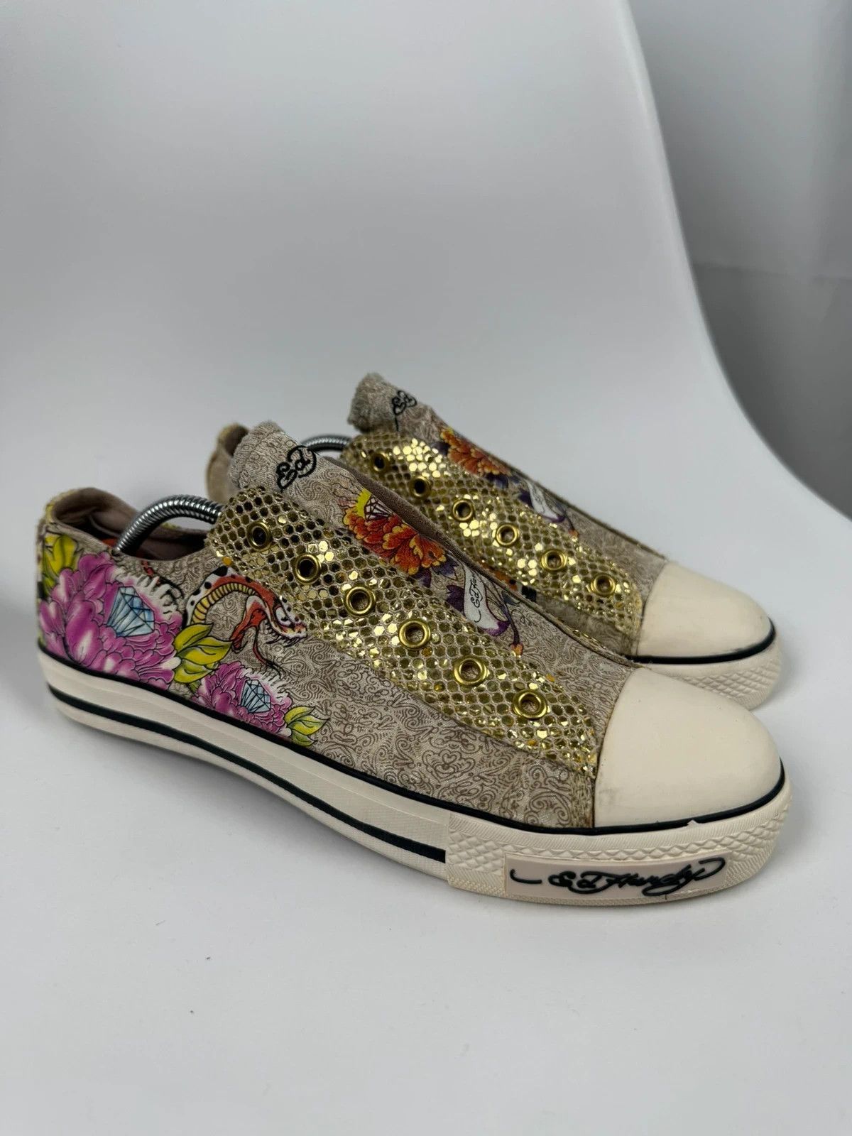 Ed Hardy Ed Hardy Sneakers Print Emblished size 39 Size US 7 / IT 37 - 1 Thumbnail