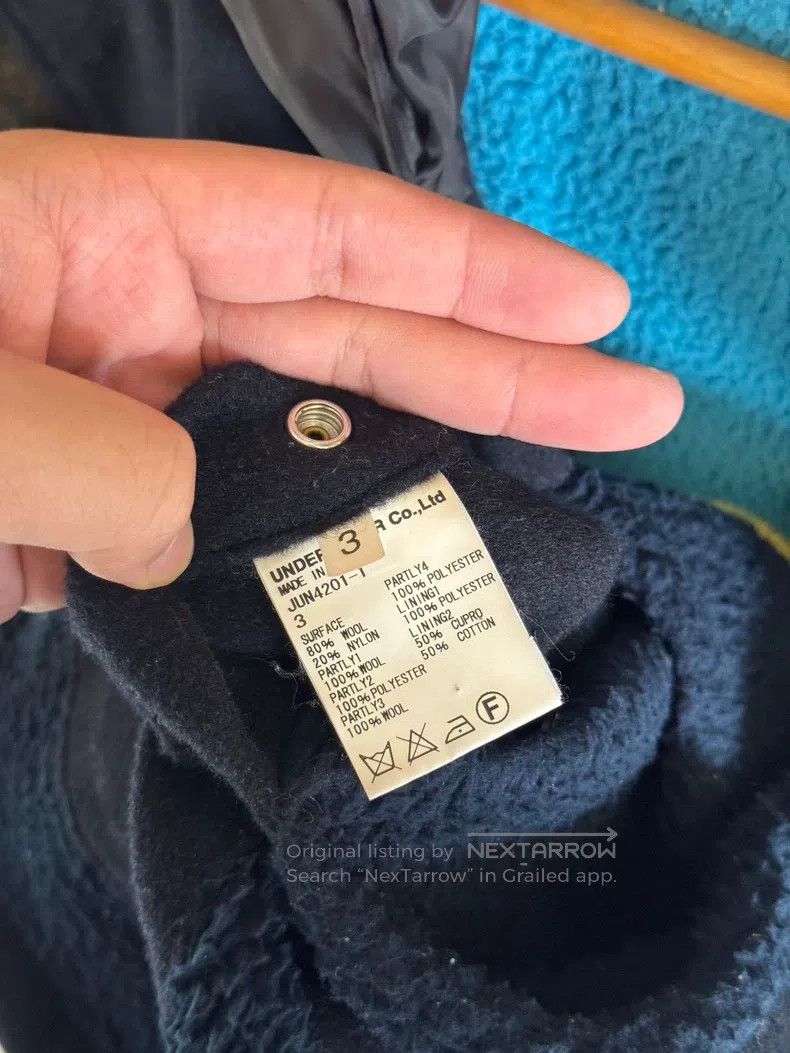 Undercover Undercover Wool paneled polar fleece jacket Size US L / EU 52-54 / 3 - 5 Thumbnail