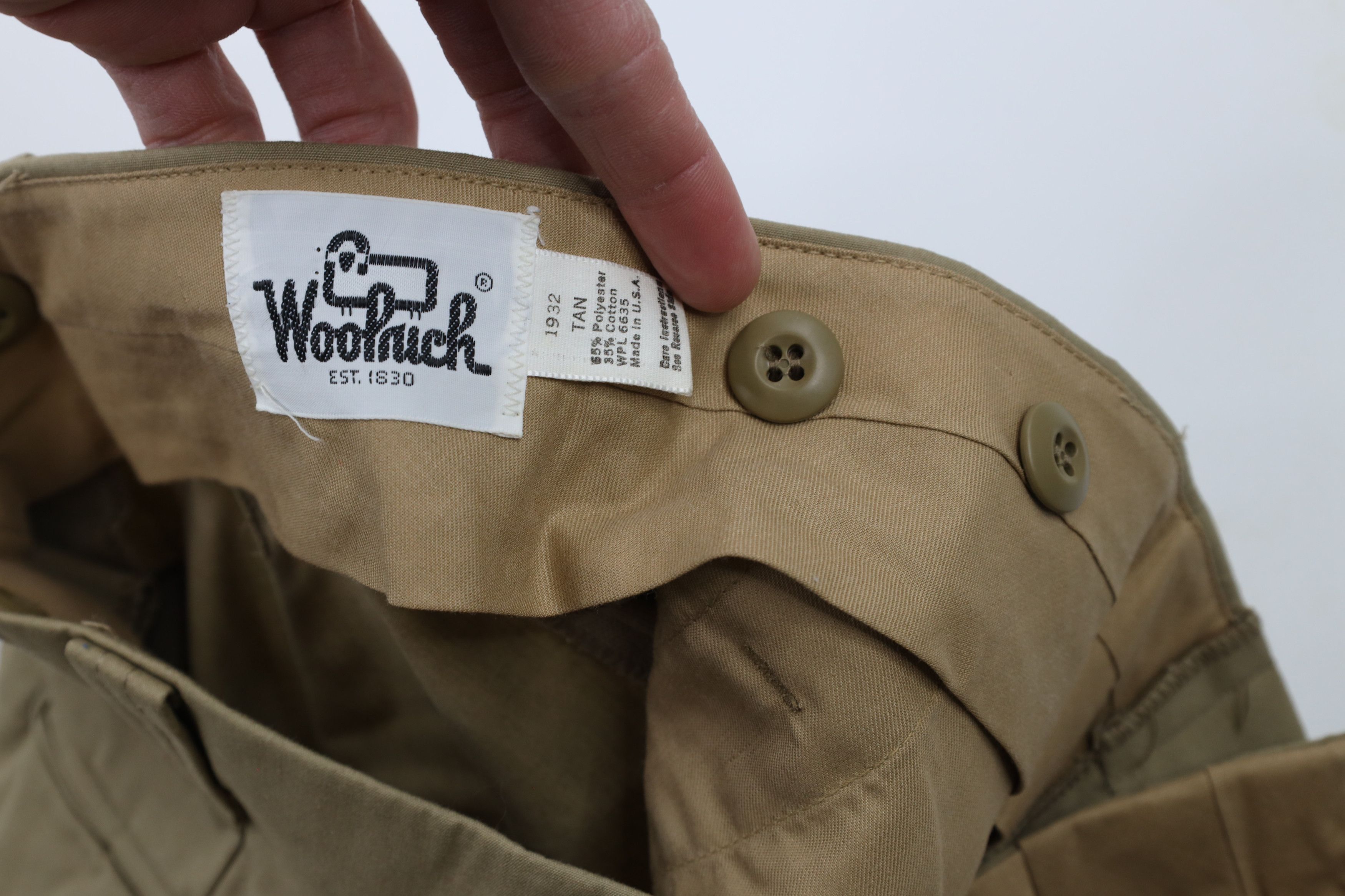 Vintage × Woolrich Woolen Mills Deadstock Vintage 70s Woolrich Knickers Capris Pants Tan USA Size US 34 / EU 50 - 8 Thumbnail