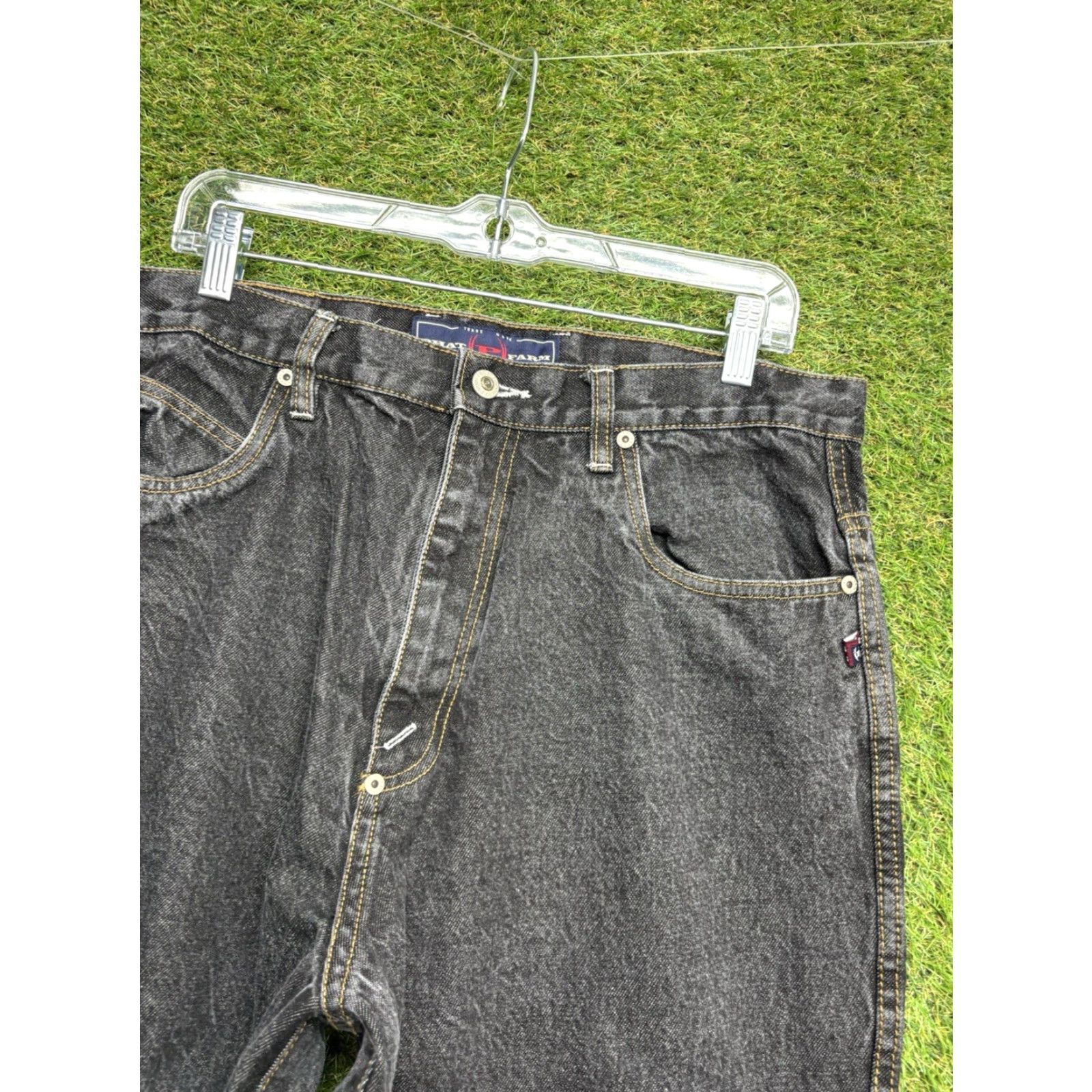 Phat Farm VINTAGE Phat Farm Jeans Mens 32x32 Blue Denim Embroidered Skater Grunge 90s Size US 32 / EU 48 - 4 Thumbnail