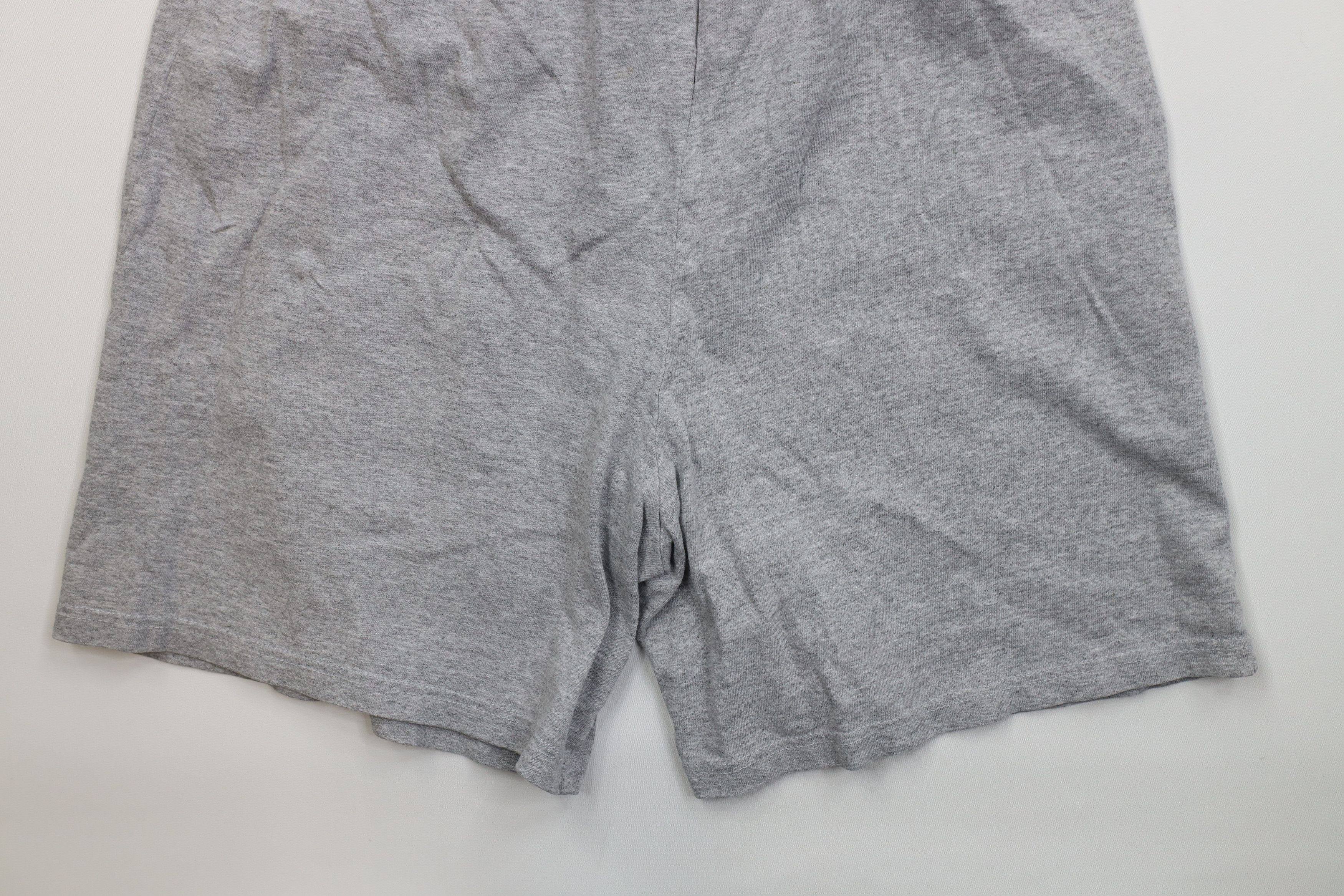 Vintage Vintage 90s Streetwear Blank Above Knee Shorts Heather Gray Size US 32 / EU 48 - 12 Thumbnail