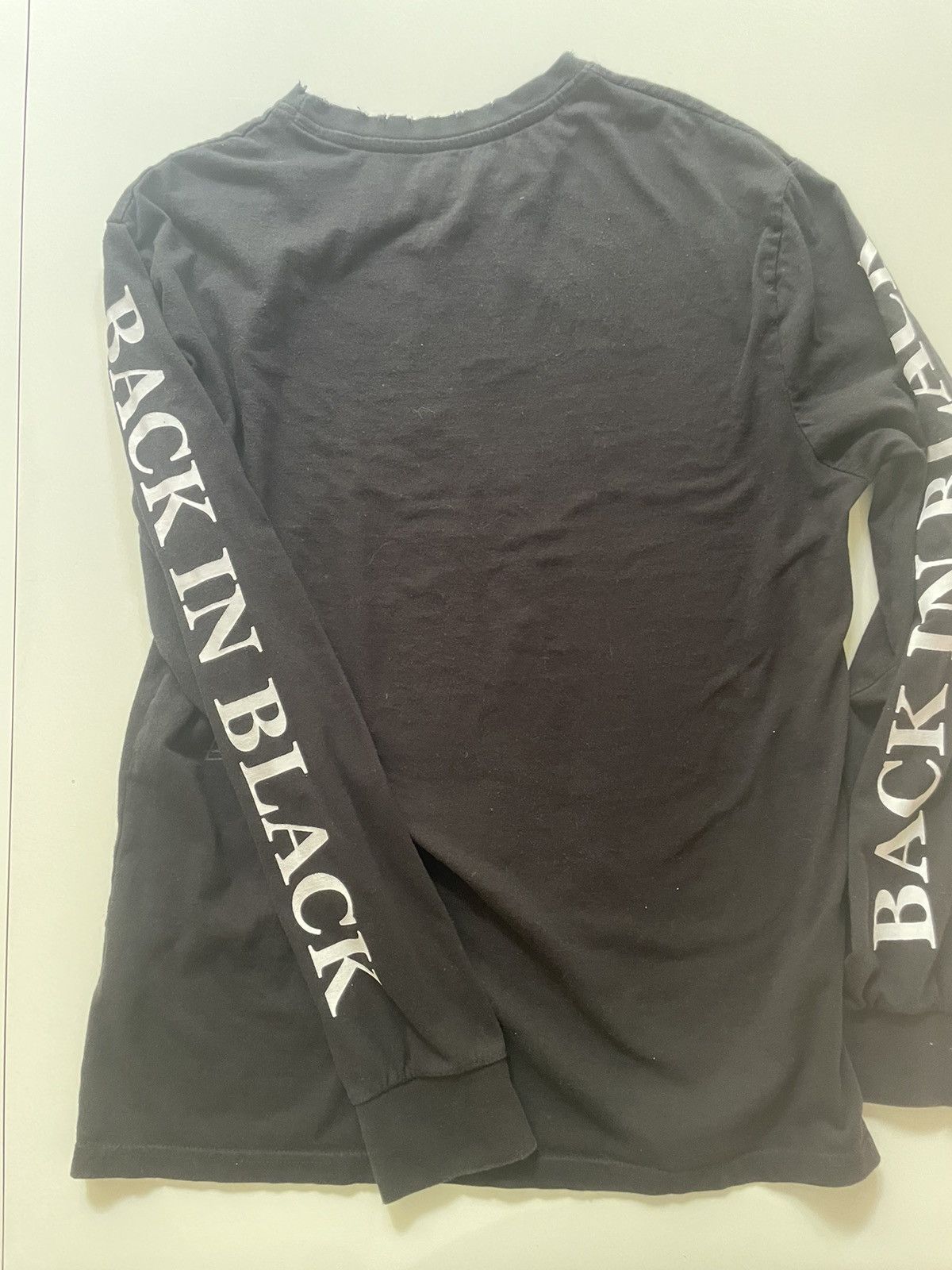 Band Tees × Vintage 💥💥 ACDC Vintage Back in Black Long Sleeve T-Shirt Size US M / EU 48-50 / 2 - 2 Thumbnail
