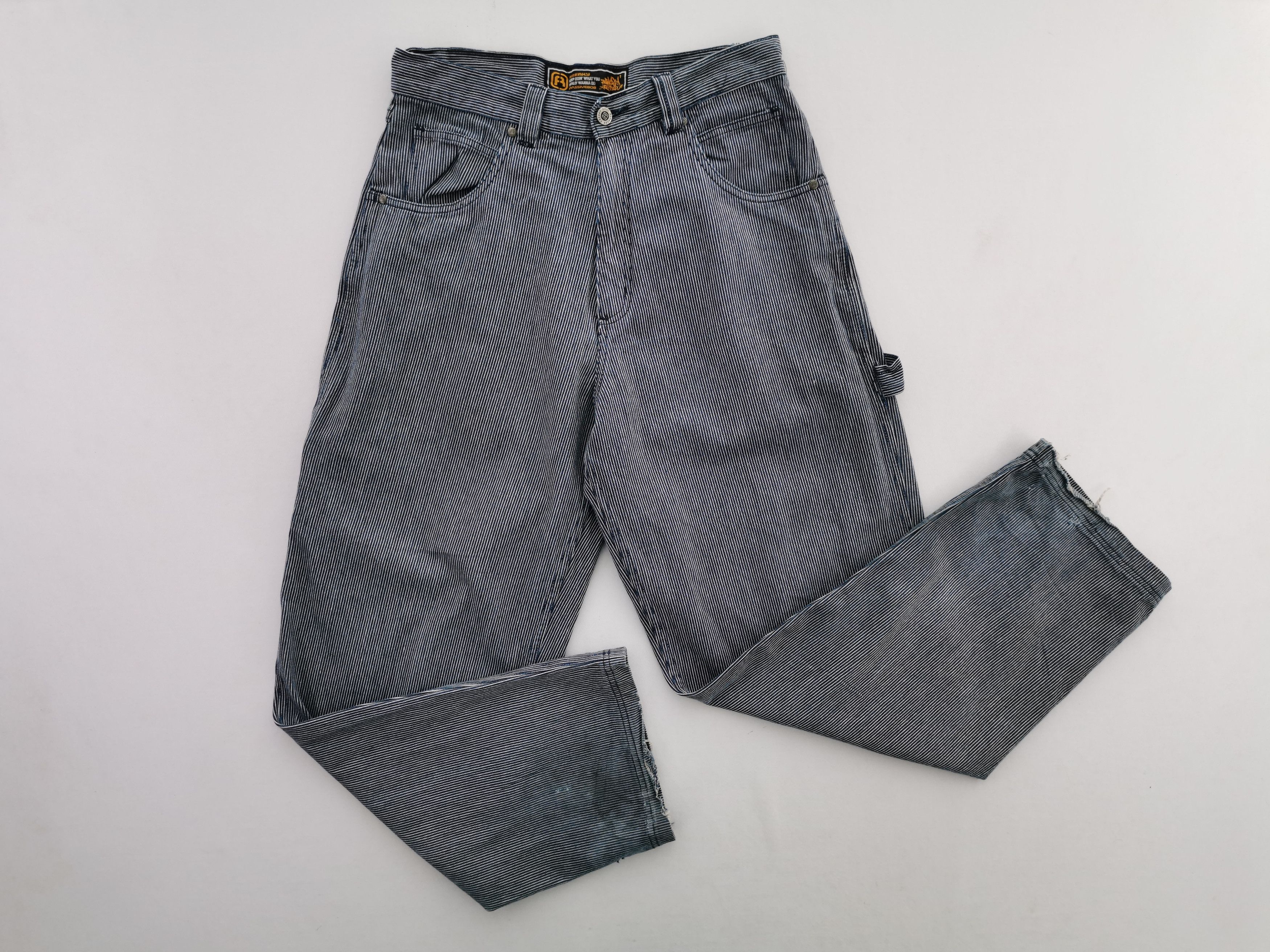 Vintage Distressed Vintage Freaky Hickory Carpanter Denim Jeans Size US 32 / EU 48 - 4 Thumbnail