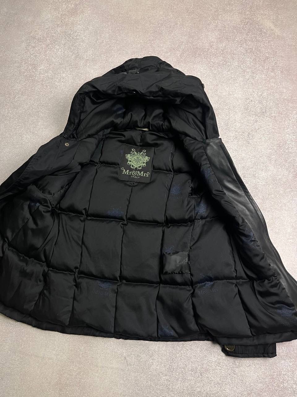 MR & MRS ITALY Vintage Mr & Mrs Italy Black Hooded Black Jacket Y2K S Size S / US 4 / IT 40 - 15 Thumbnail