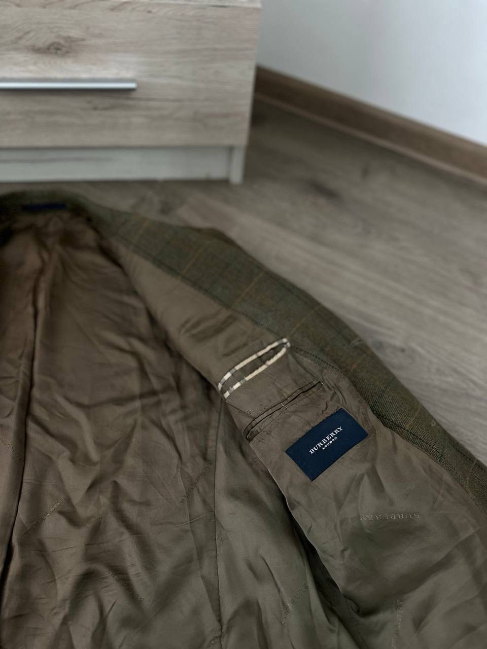 Burberry × Vintage Vintage Blazer Burberry Mens Eckerle Herrenmoden Jacket Size 38R - 13 Thumbnail