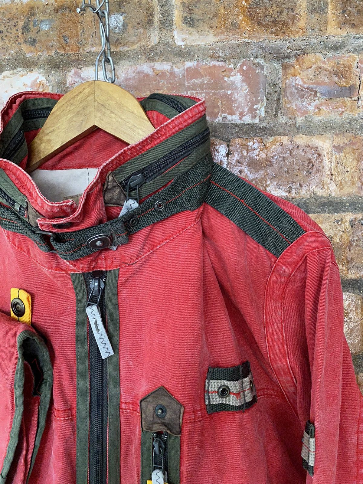 Avirex × Japanese Brand Vtg Avirex Analoq Q 3D cargos parachute bondage jacket Size US L / EU 52-54 / 3 - 6 Thumbnail