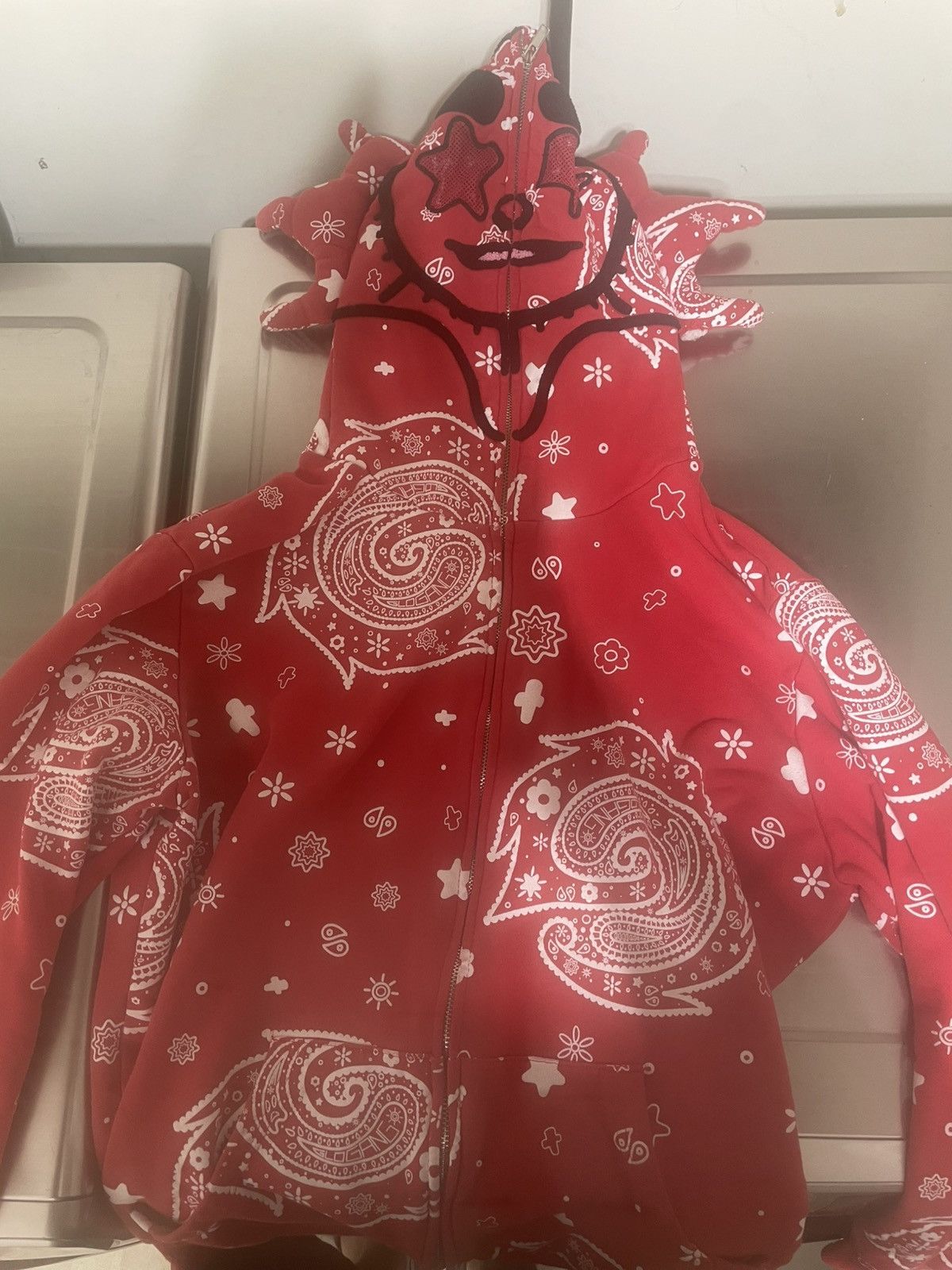 Glo Gang Glo Man Zip Hoodie Black Size M (NO MORE DROPS