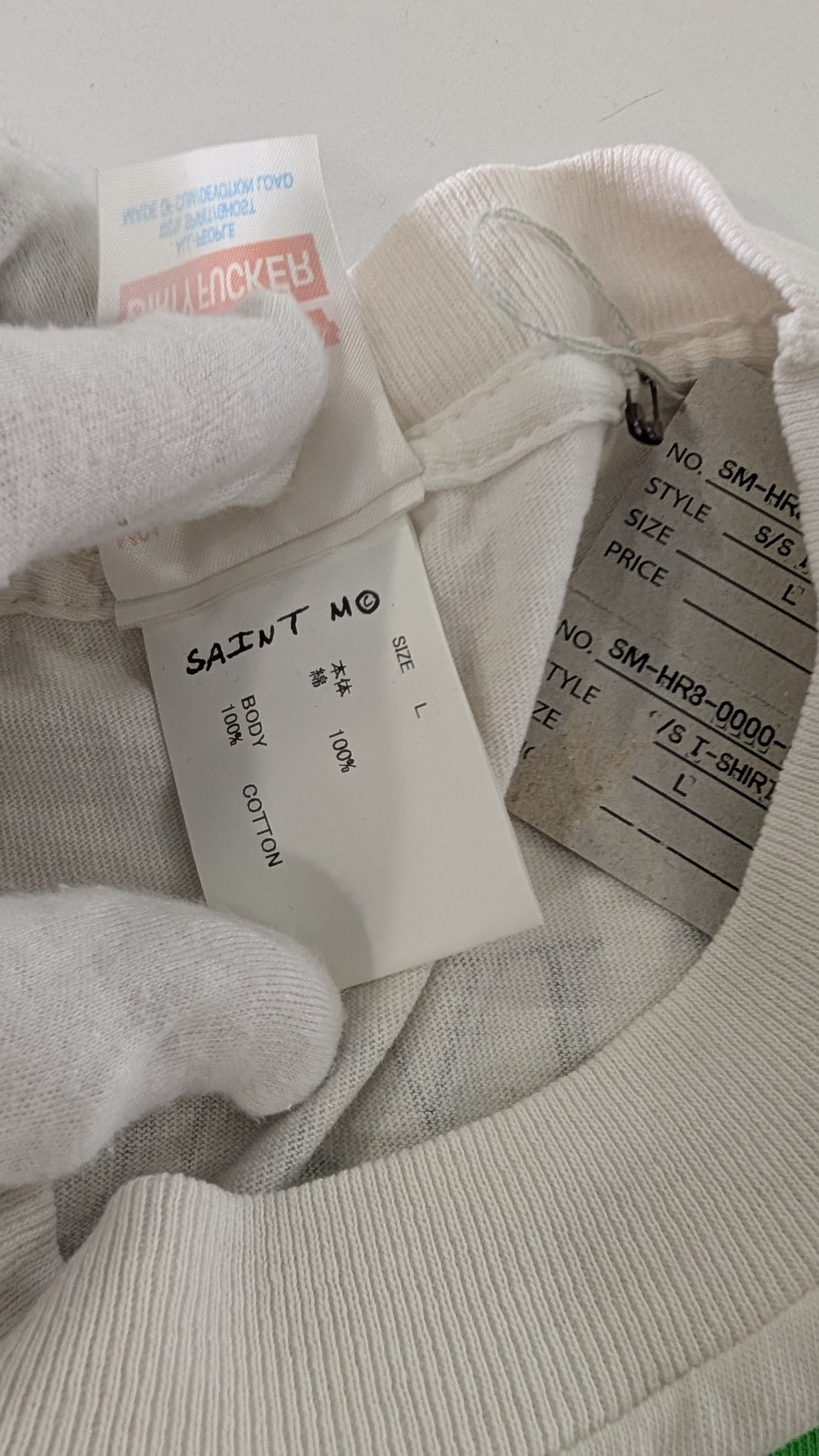 Saint Michael SAINT MICHAEL Saint MX T-Shirt White Size L Size US L / EU 52-54 / 3 - 4 Thumbnail