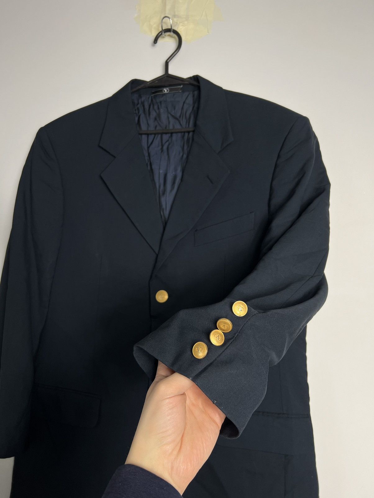 Valentino Blazer Valentino Uomo Logged Buttons Rare Size US M / EU 48-50 / 2 - 2 Thumbnail