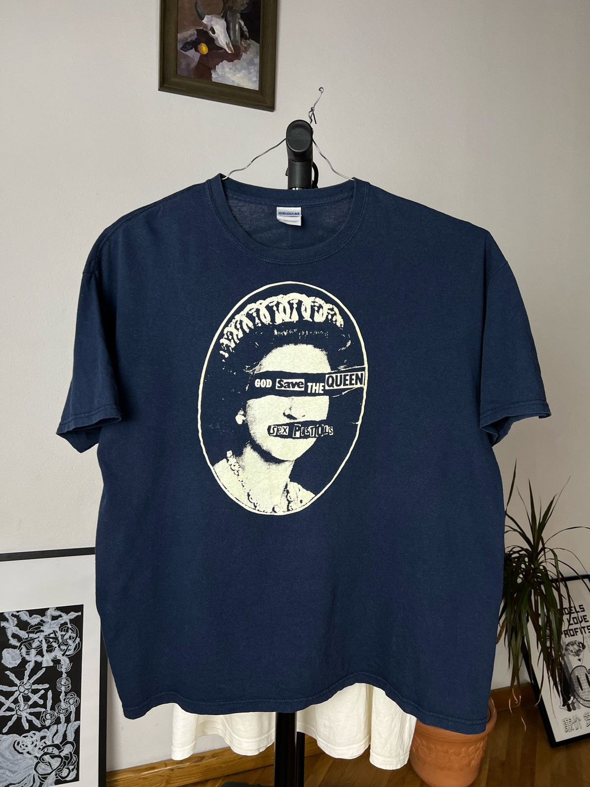 Unisex God Save The Rave T-Shirt White Oversized - Steyoyoke
