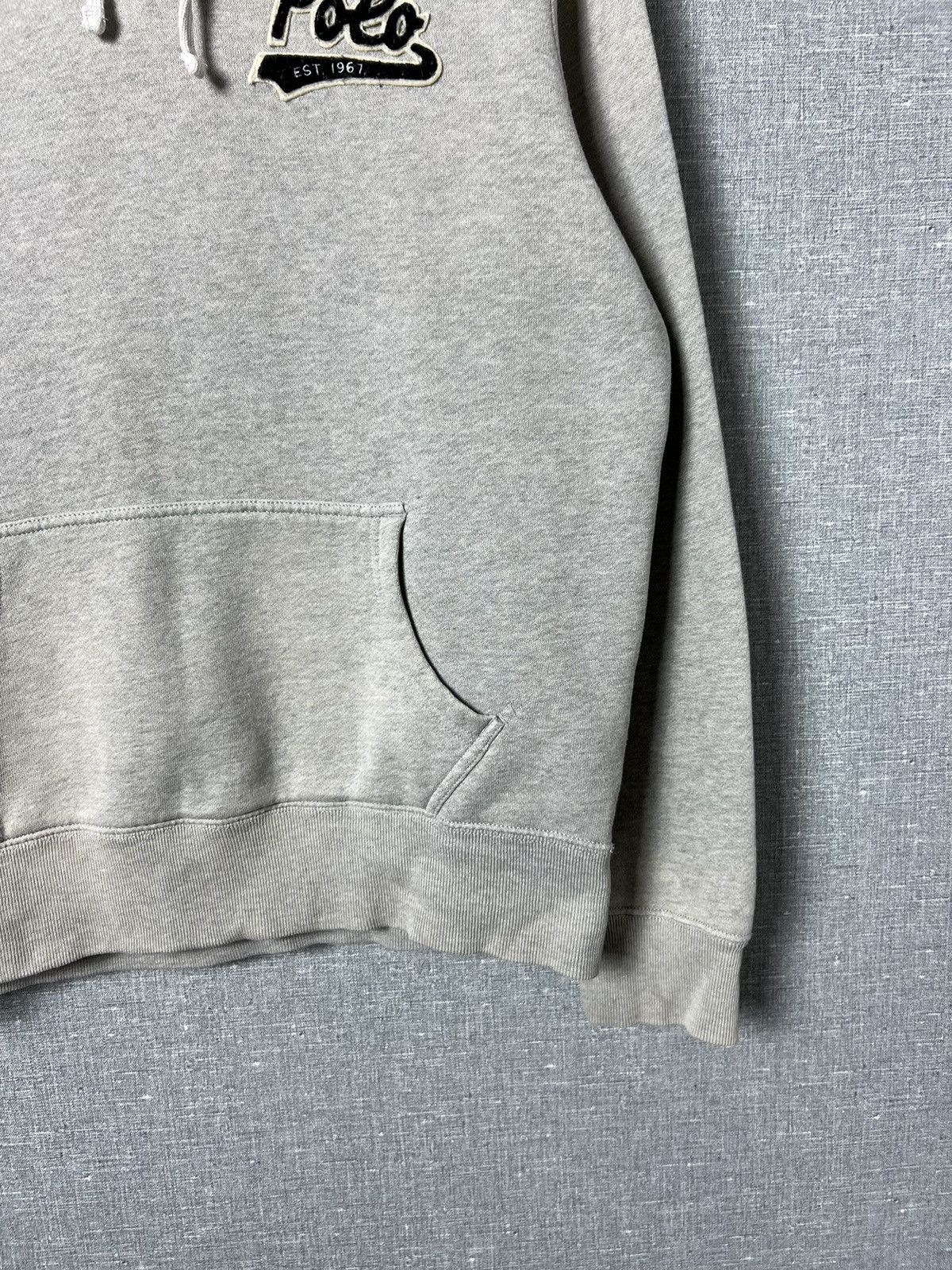 Polo Ralph Lauren Polo Ralph Lauren Grey Sun Faded Basic Hoodie Logo Size US M / EU 48-50 / 2 - 5 Thumbnail