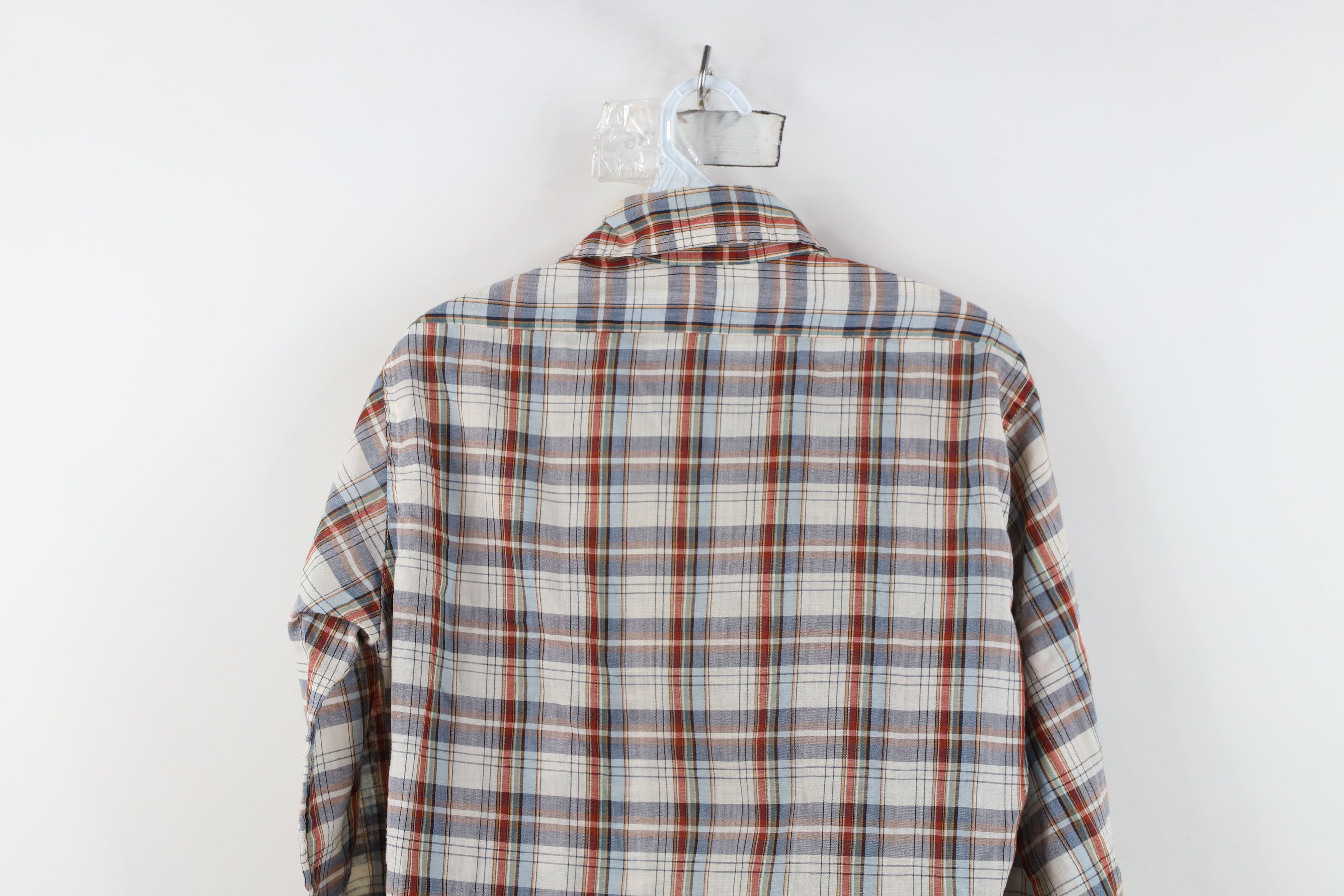 Levi's Vintage 70s Levis Rainbow Plaid Collared Button Shirt USA Size US S / EU 44-46 / 1 - 13 Thumbnail