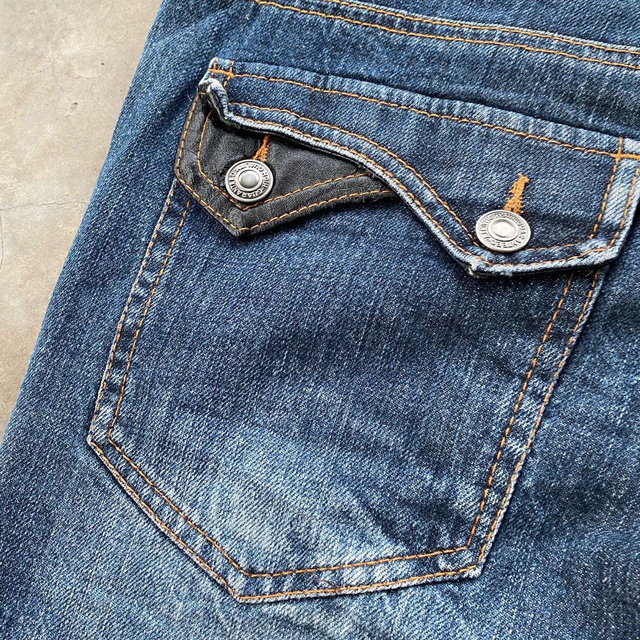 If Six Was Nine 💥Best Offer💥Vintage Nylaus Double Waist Distressed Denim Size US 32 / EU 48 - 11 Thumbnail