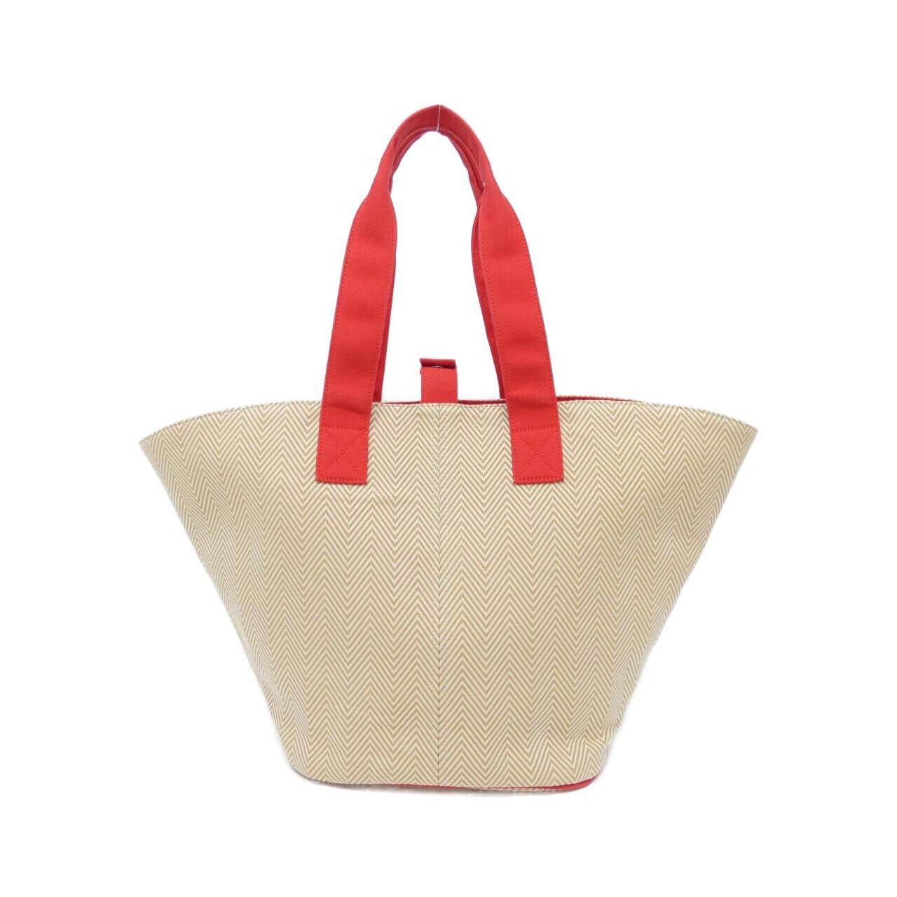 Hermes Hermes Hermes Panier De Plage Chevron Abaca Canvas Bag Tote Bag DUTY FREE for USA Size ONE SIZE - 1 Thumbnail