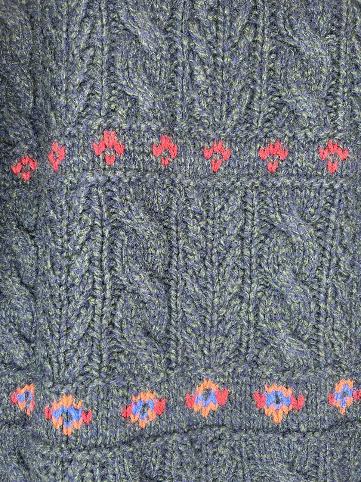 Woolrich Woolen Mills Vintage 80s Woolrich Hunting Dog Cable Knit Sweater Size US L / EU 52-54 / 3 - 9 Thumbnail