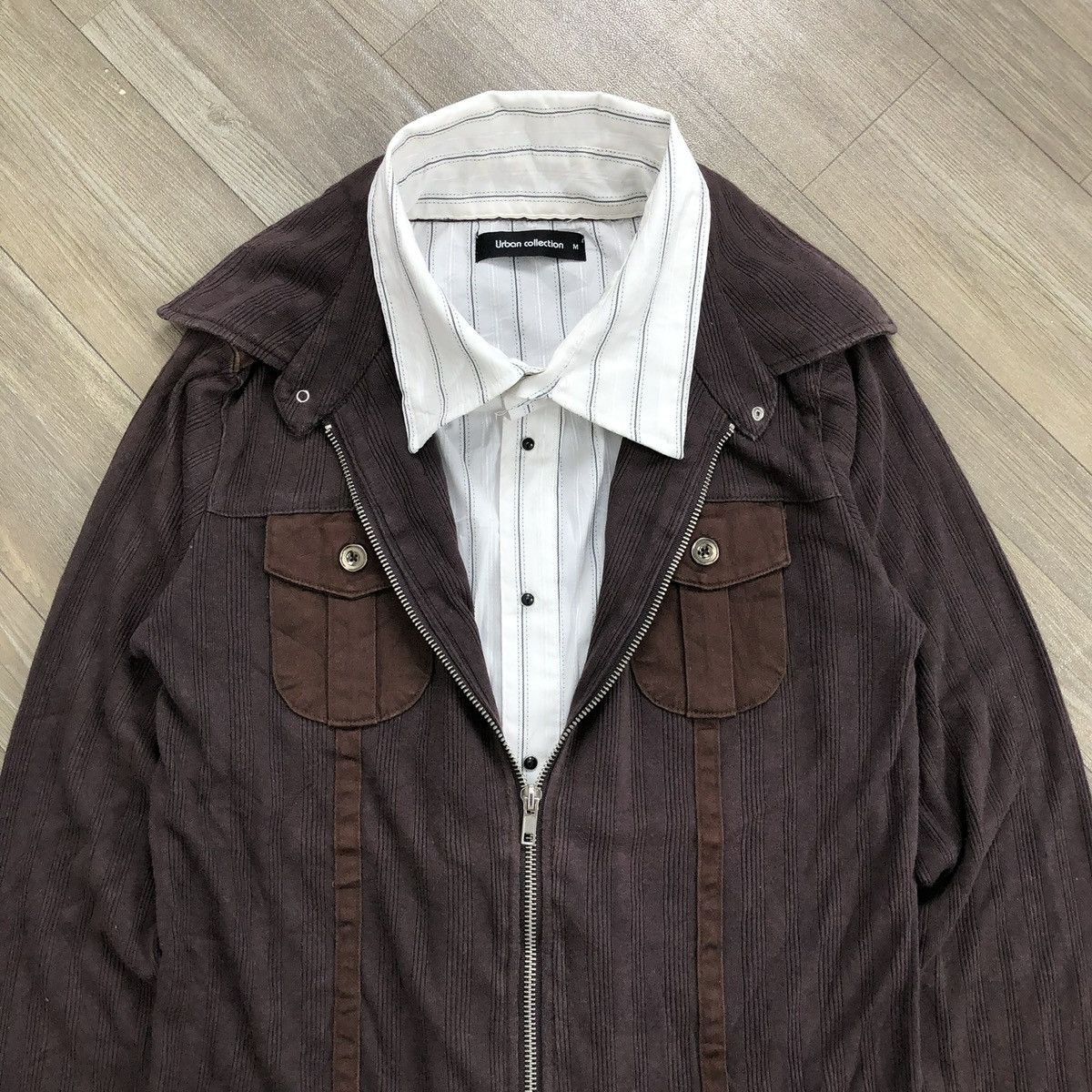 Japanese Brand 2000s Urban Collection Double Layers Punk LGB Grunge Shirt Size US S / EU 44-46 / 1 - 6 Thumbnail