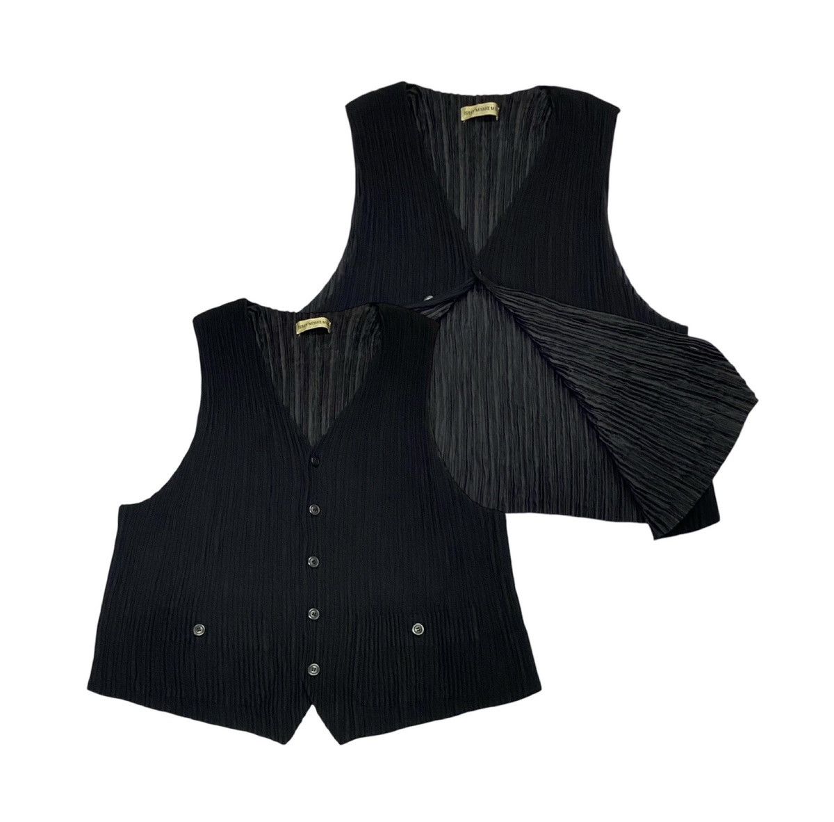 🔥Issey Miyake Men Pleated Button Ups Vest