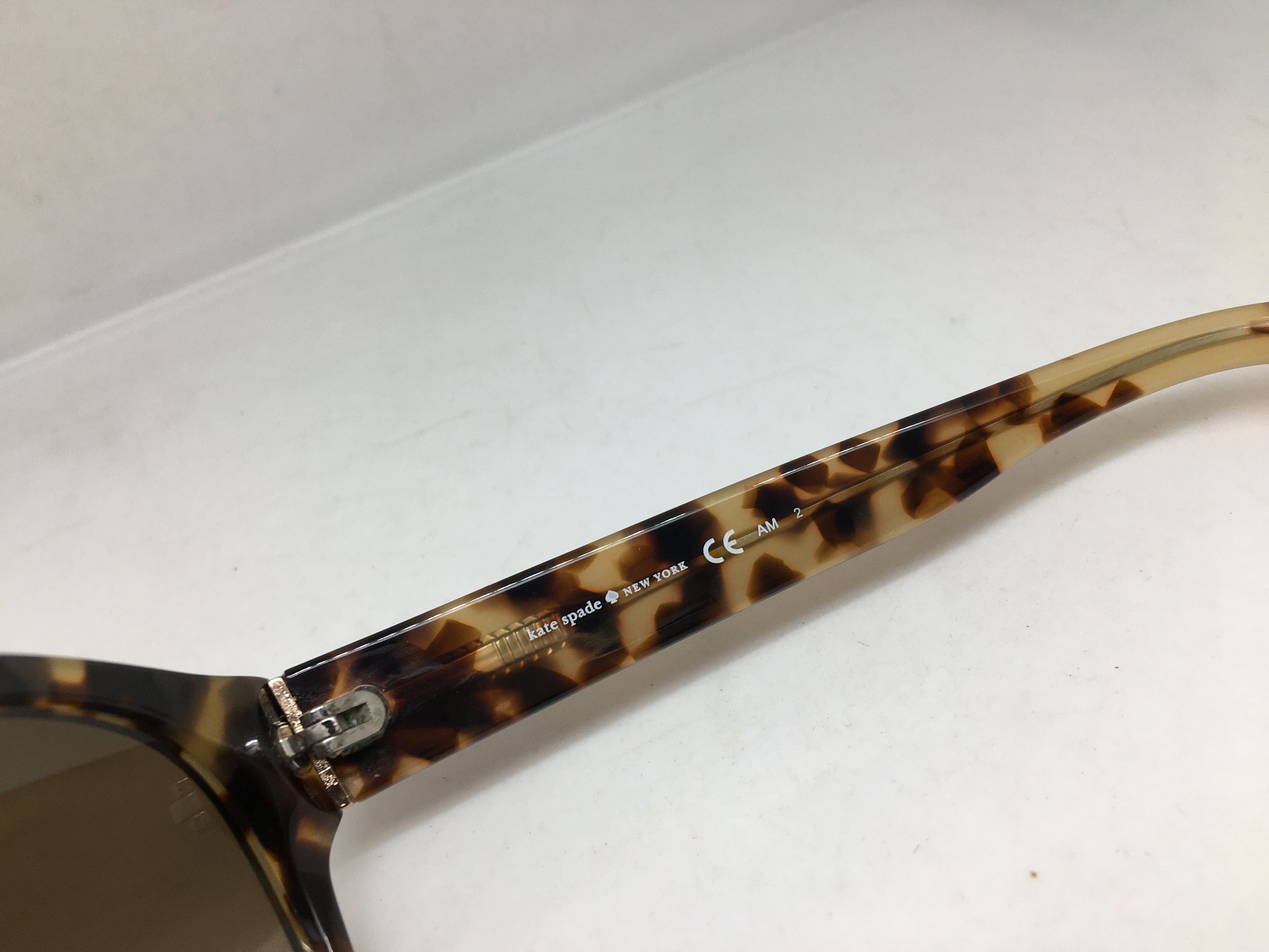 Kate Spade Kate Spade Kiersten Tortoise Acetate Sunglasses Frame Size ONE SIZE - 5 Thumbnail