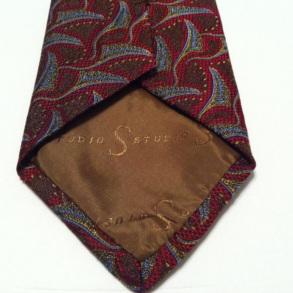Robert Talbott ROBERT TALBOTT STUDIO MENS NEW SILK TIE WIDTH: 3 3/4" Size ONE SIZE - 3 Thumbnail