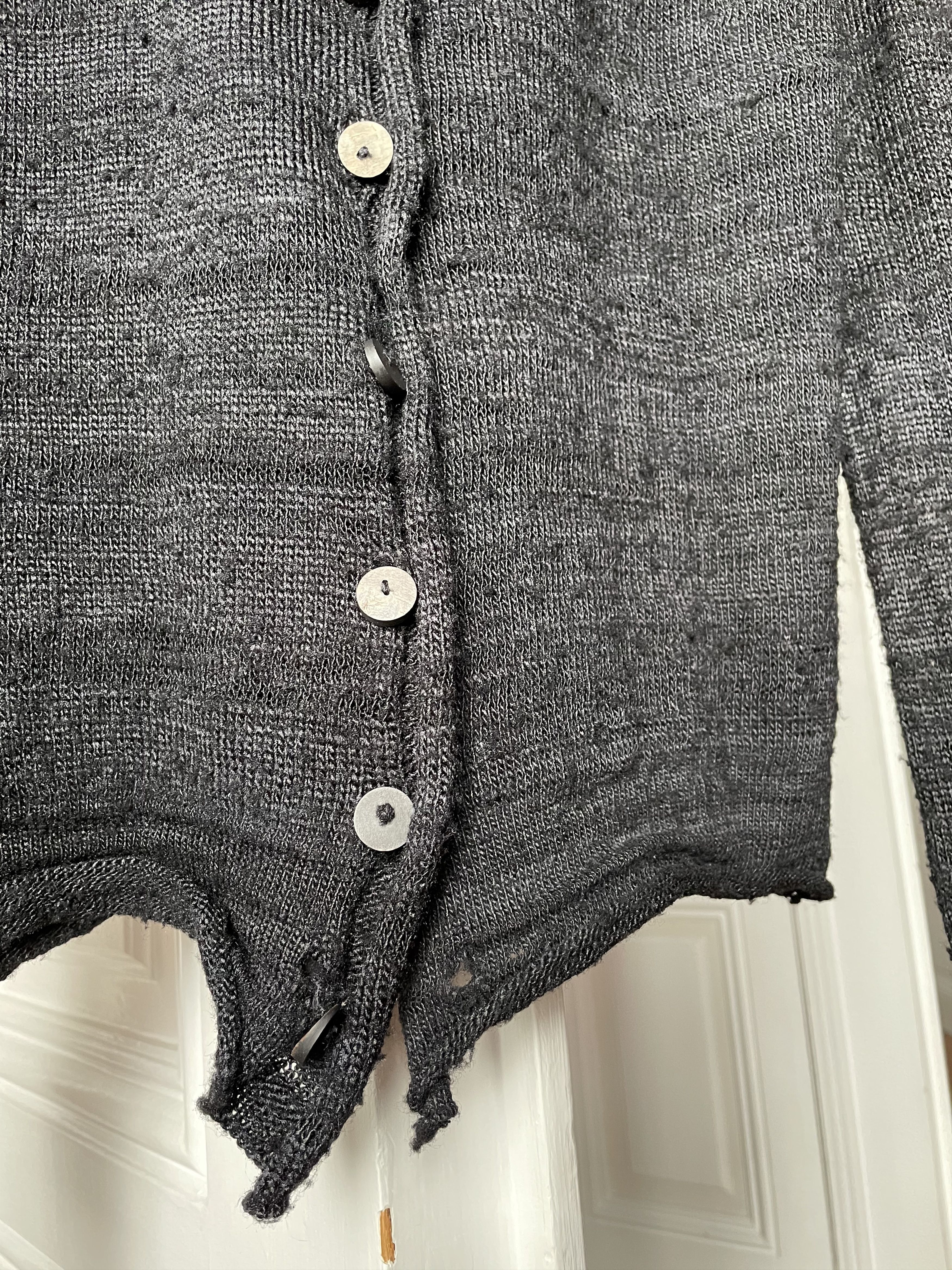 Label Under Construction LABEL UNDER CONSTRUCTION HANDSPUN SILK CARDIGAN SIZE-M Size US M / EU 48-50 / 2 - 11 Thumbnail