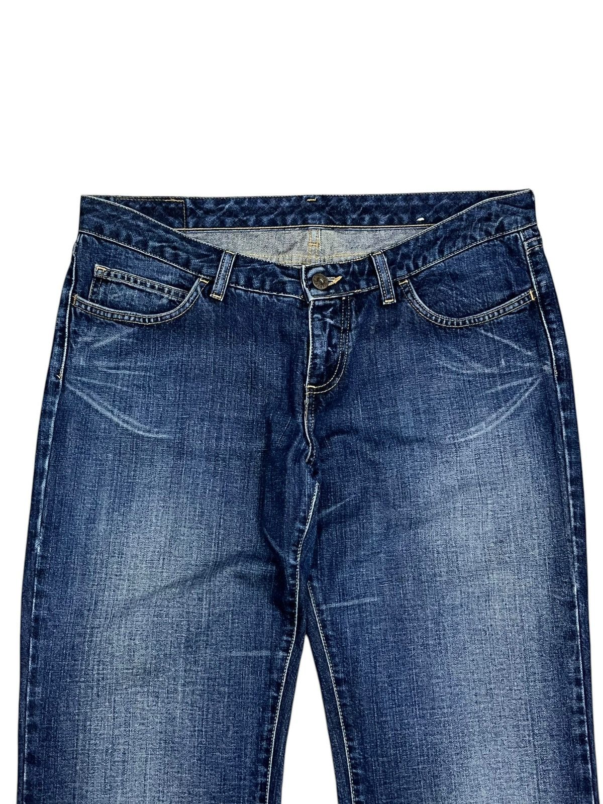 Replay Vintage Replay Italy Bootcut Flare Denim Y2K Fade Size 31" - 5 Thumbnail