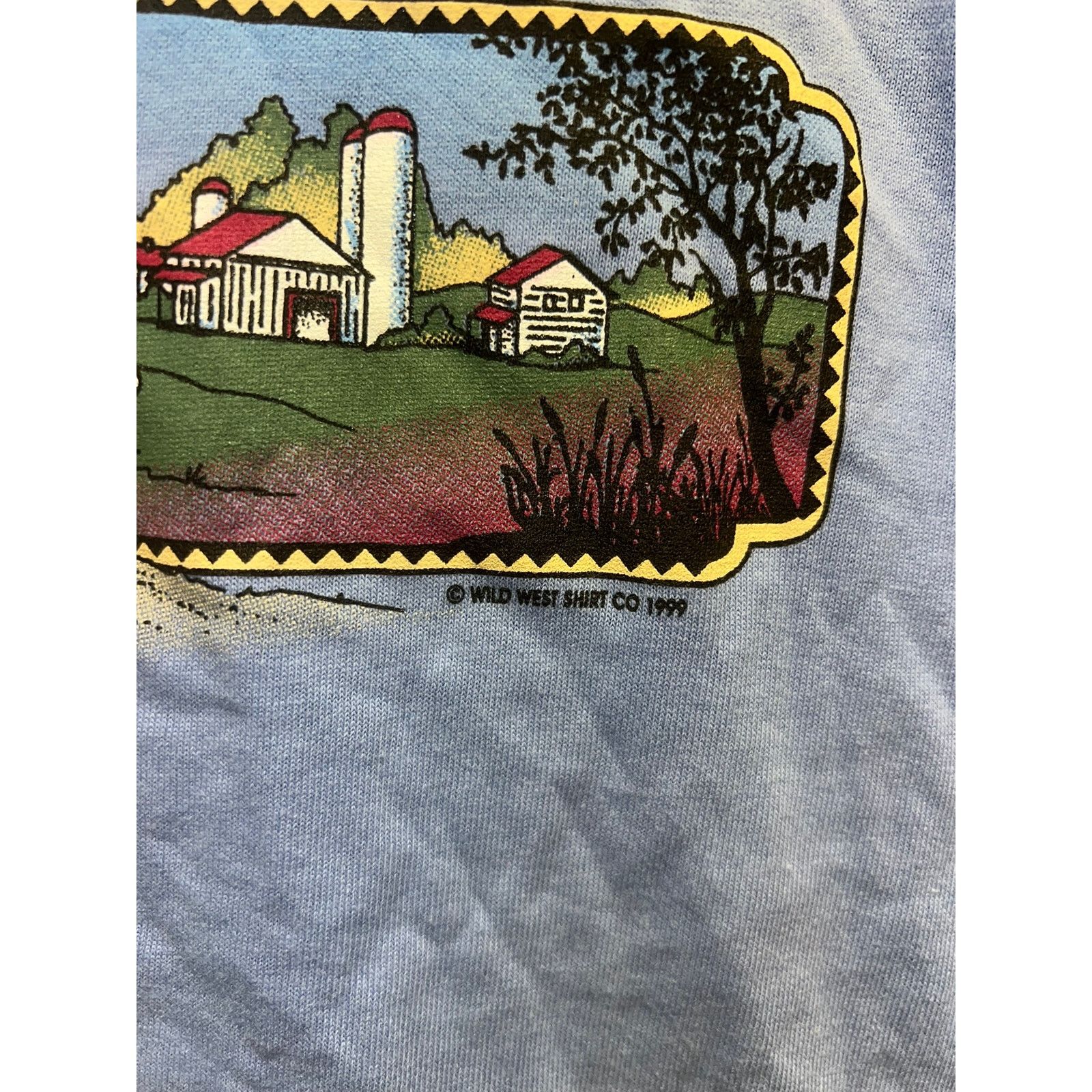 Jerzees Vintage Lancaster Shirt Pennsylvania PA Farm Graphic Medium Size US M / EU 48-50 / 2 - 5 Thumbnail