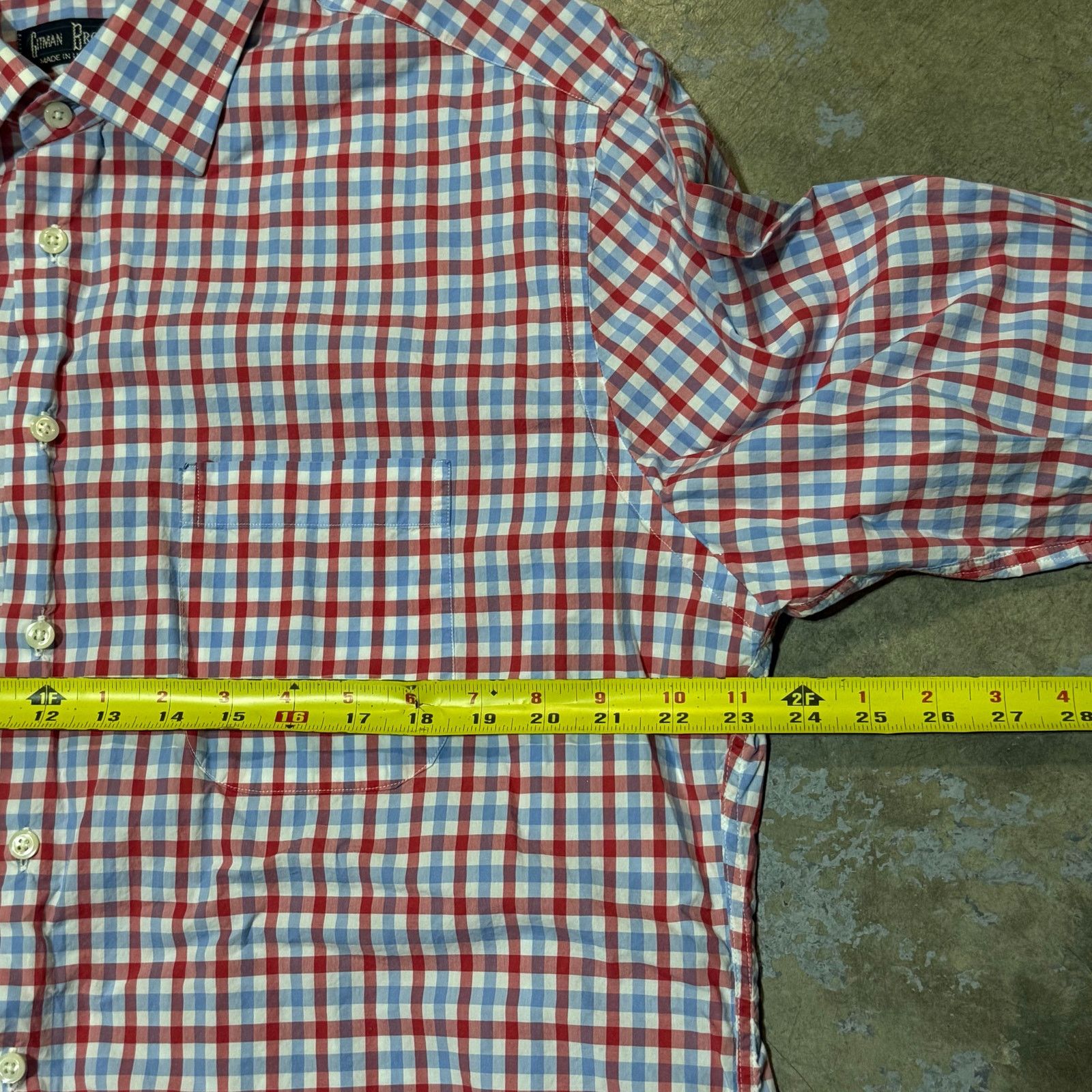 Gitman Bros. vtg Gitman Bros Plaid Longsleeve Button Up Made In USA Sz XL Size US XL / EU 56 / 4 - 6 Thumbnail