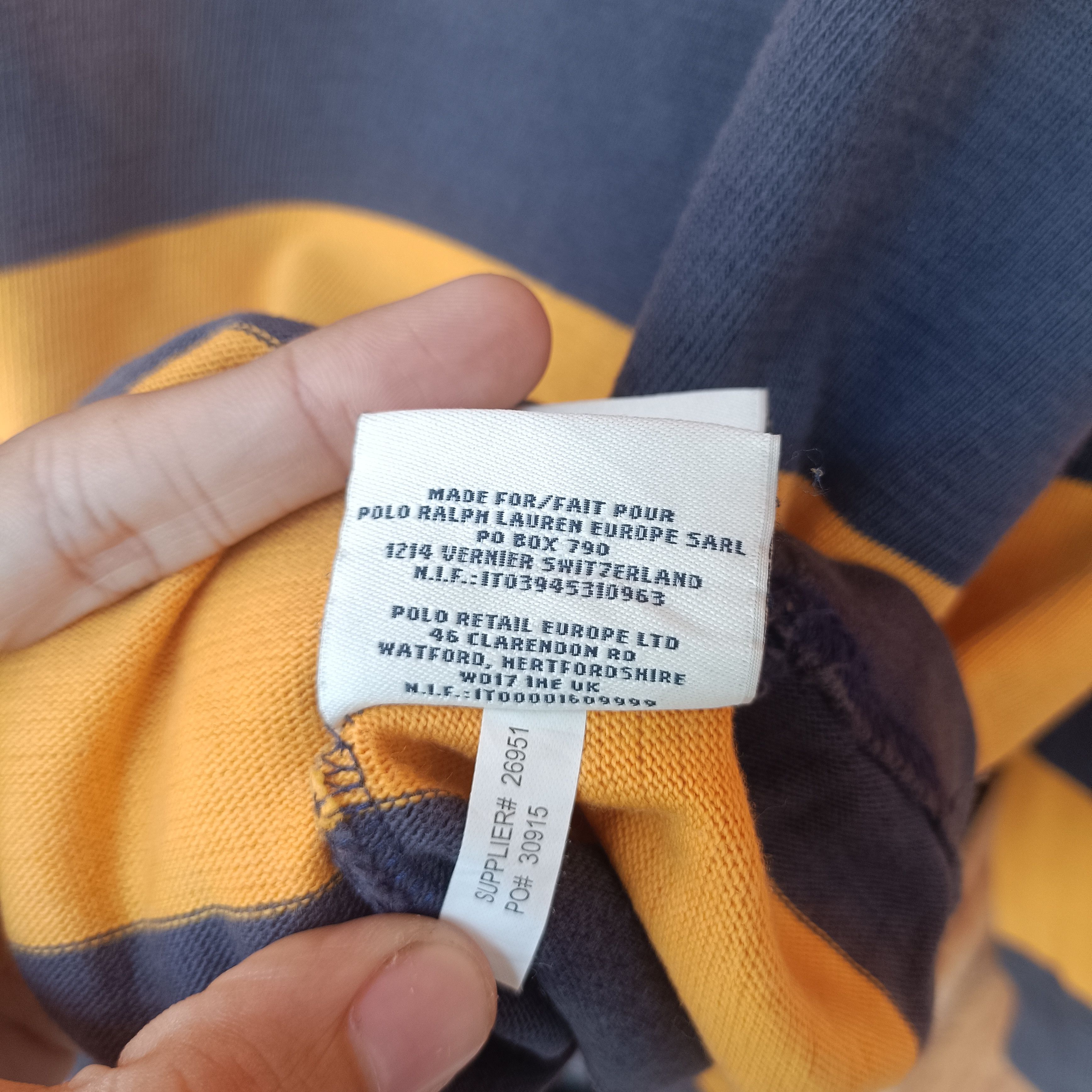 Polo Ralph Lauren RARE VINTAGE POLO RALPH LAUREN RUGBY HOODIE Size US S / EU 44-46 / 1 - 5 Thumbnail