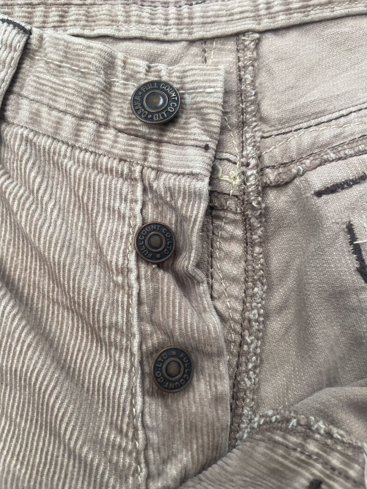 Full Count & Co. Vintage Flare Full Count Coduroy Size 32" / US 10 / IT 46 - 19 Thumbnail