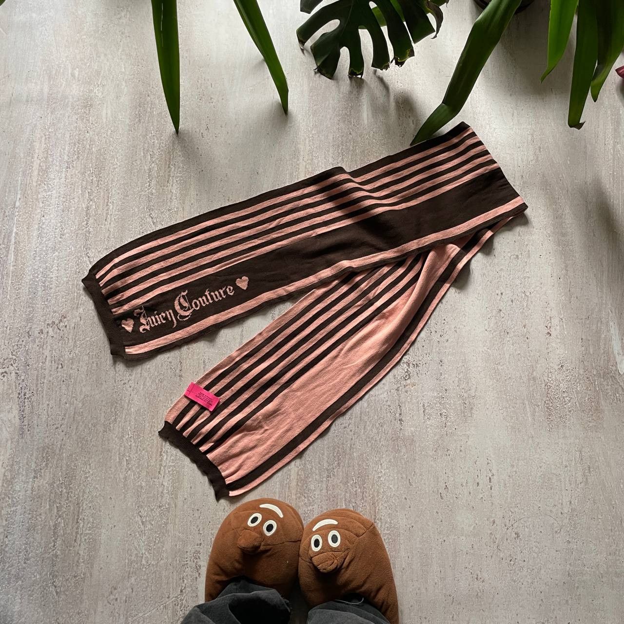 Juicy Couture × Vintage VINTAGE Y2K JUICY COUTURE RARE STRIPES SCARF GRUNGE SCARF Size ONE SIZE - 1 Thumbnail