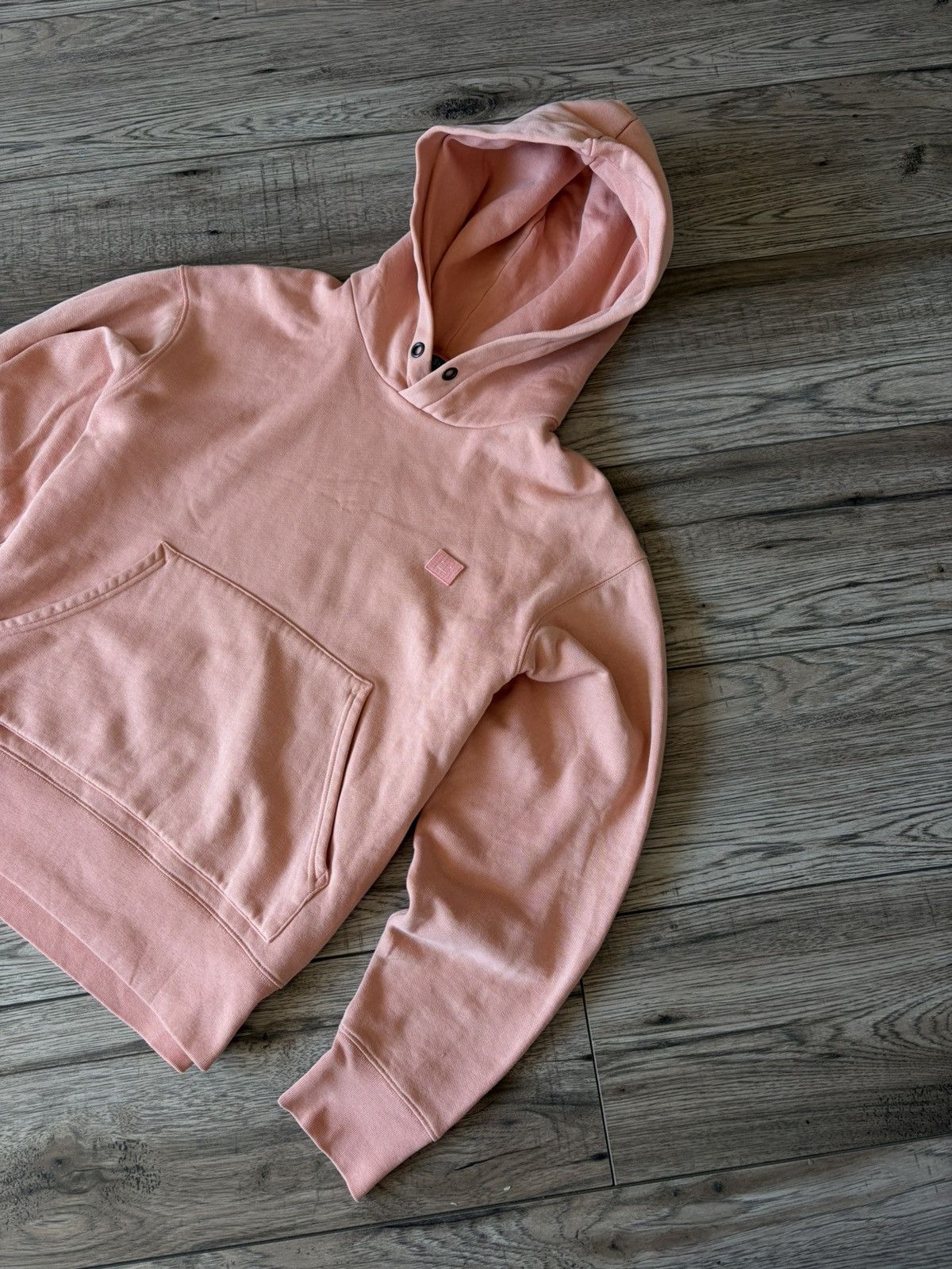 Acne Studios Acne Studios Ferris Face Hoodie - Pale Pink - Size S Size US S / EU 44-46 / 1 - 2 Thumbnail