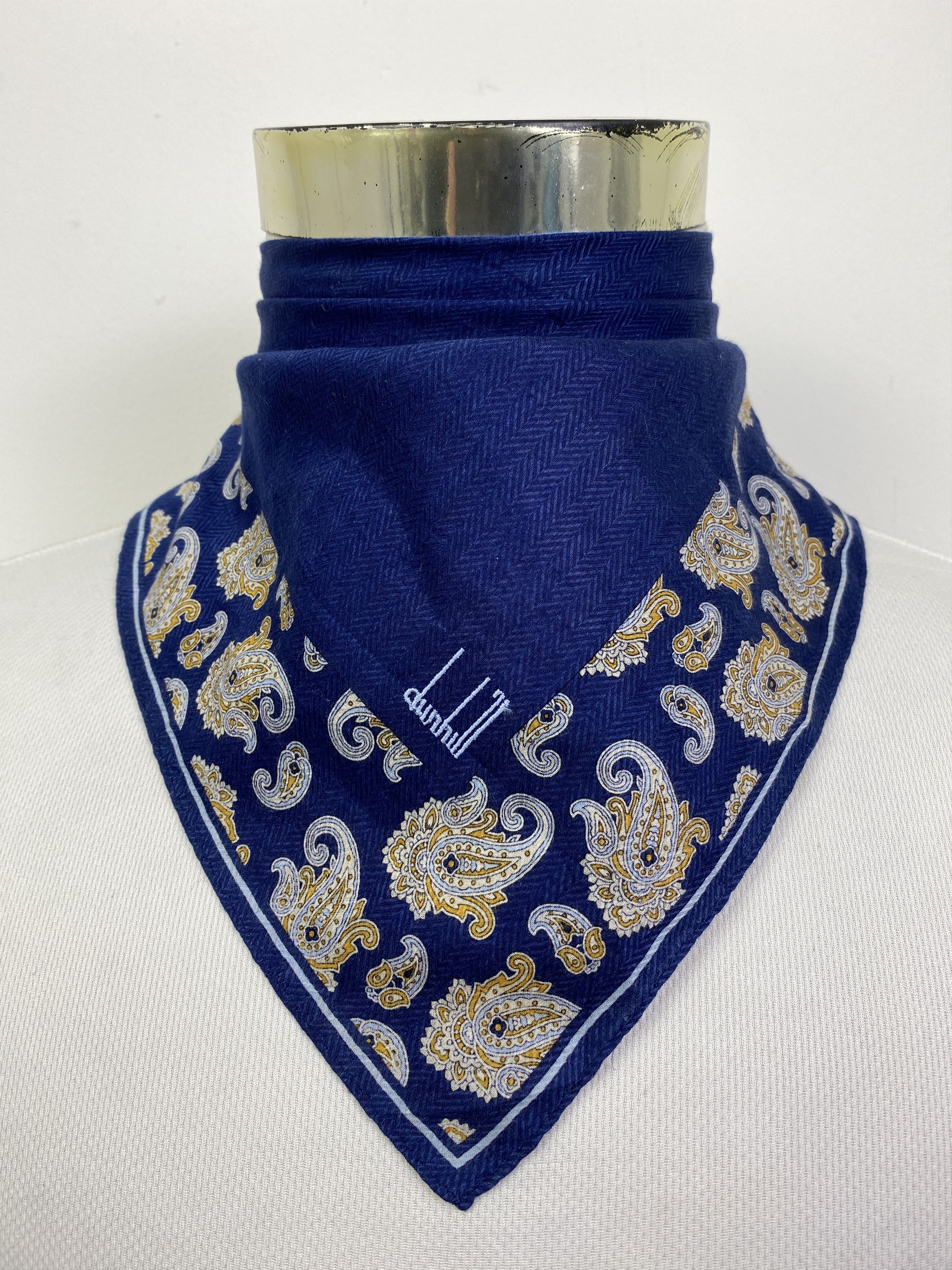 Alfred Dunhill Vintage Dunhill Handkerchief / Neckerchief HKC1062 Size ONE SIZE - 2 Thumbnail