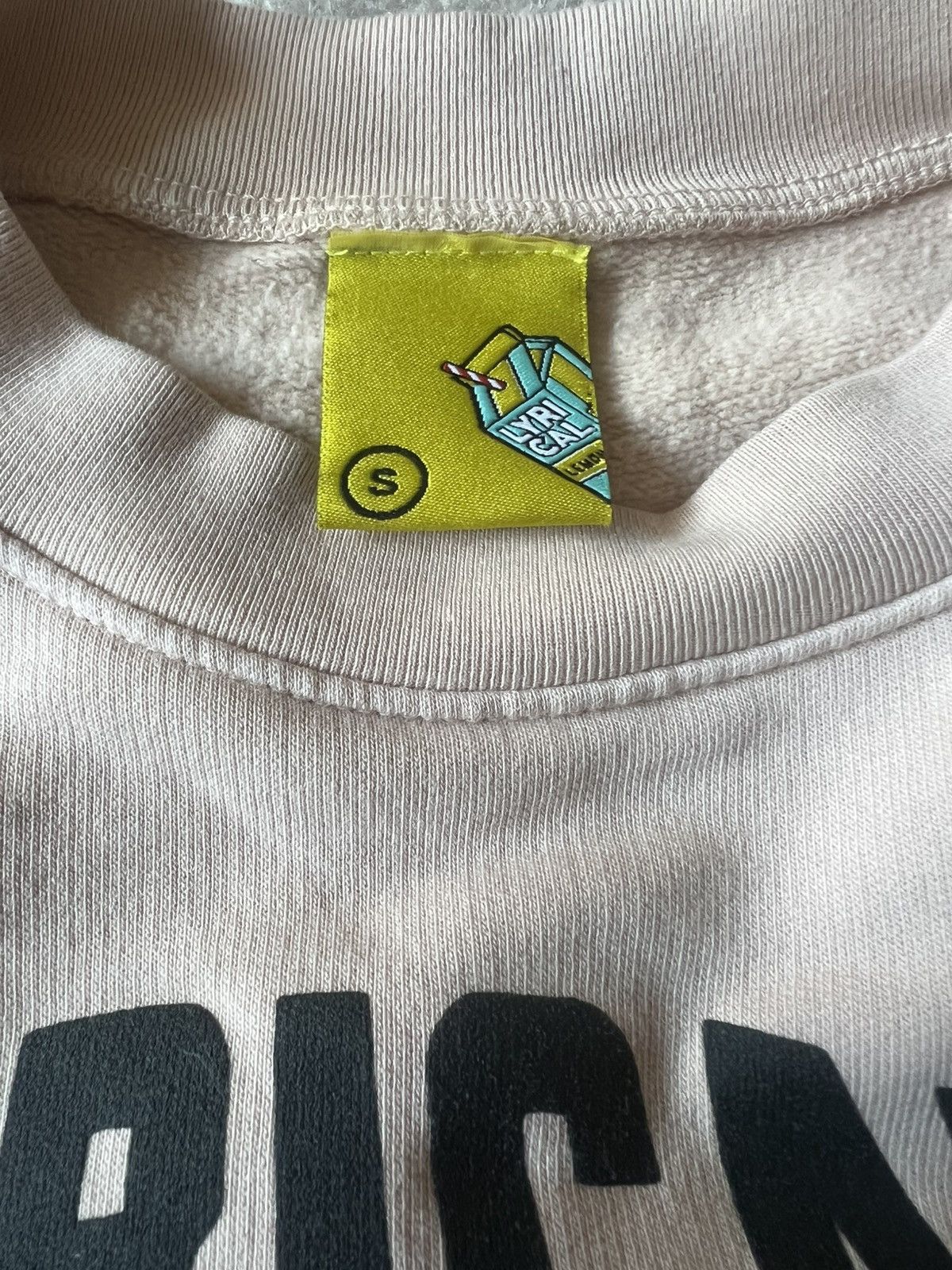 Lyrical Lemonade Lyrical Lemonade Crewneck Light Pink Beige Pullover Size US S / EU 44-46 / 1 - 4 Thumbnail