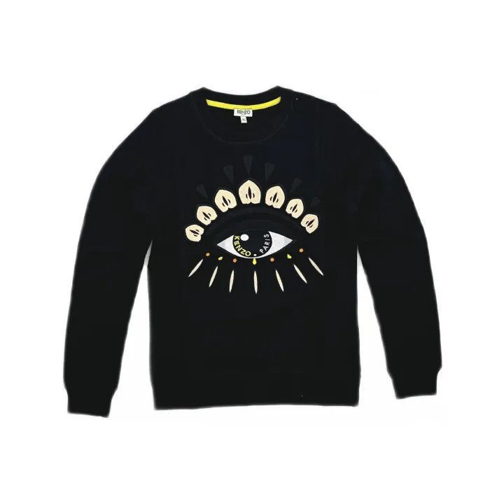 Kenzo KENZO Stylish Casual Black Crewneck Sweatshirt -2507 Size US XS / EU 42 / 0 - 2 Thumbnail