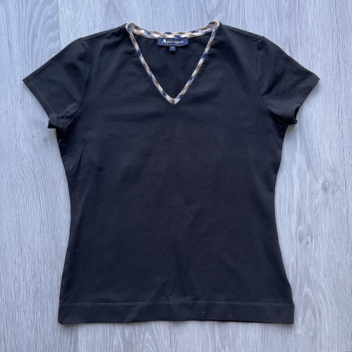 Aquascutum Aquascutum Womens Club Check Vintage Top Size XS / US 0-2 / IT 36-38 - 1 Thumbnail