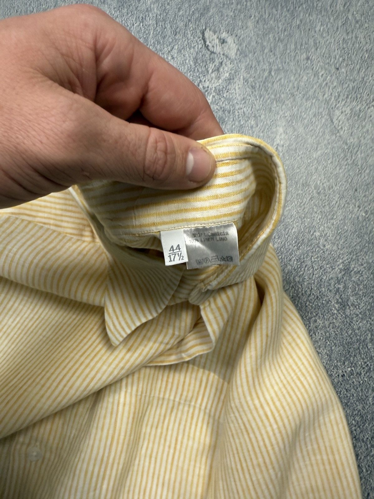Ermenegildo Zegna Ermenegildo Zegna Linen Shirt 00s Size US XL / EU 56 / 4 - 11 Thumbnail