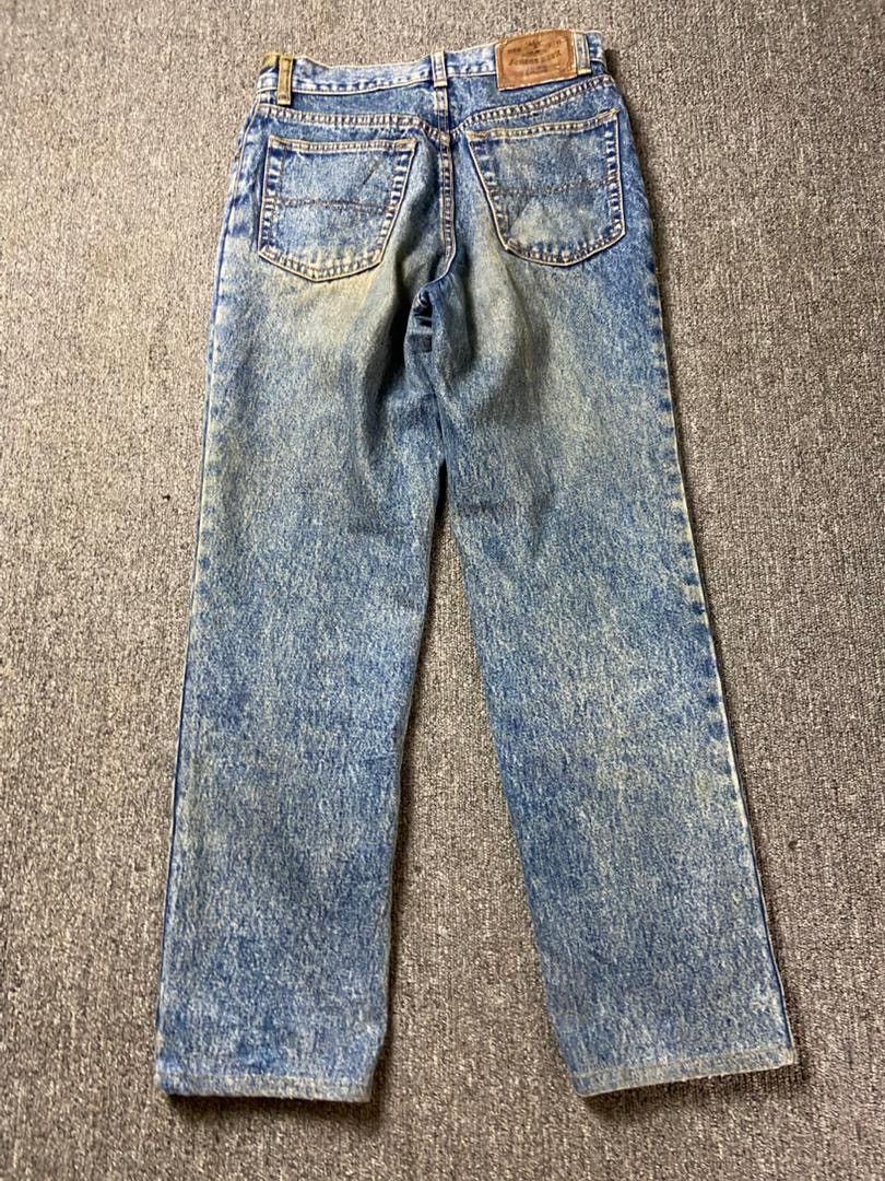 Japanese Brand Vintage G.L. Heart Acid Wash Denim Jeans (197) Size US 28 / EU 44 - 2 Thumbnail