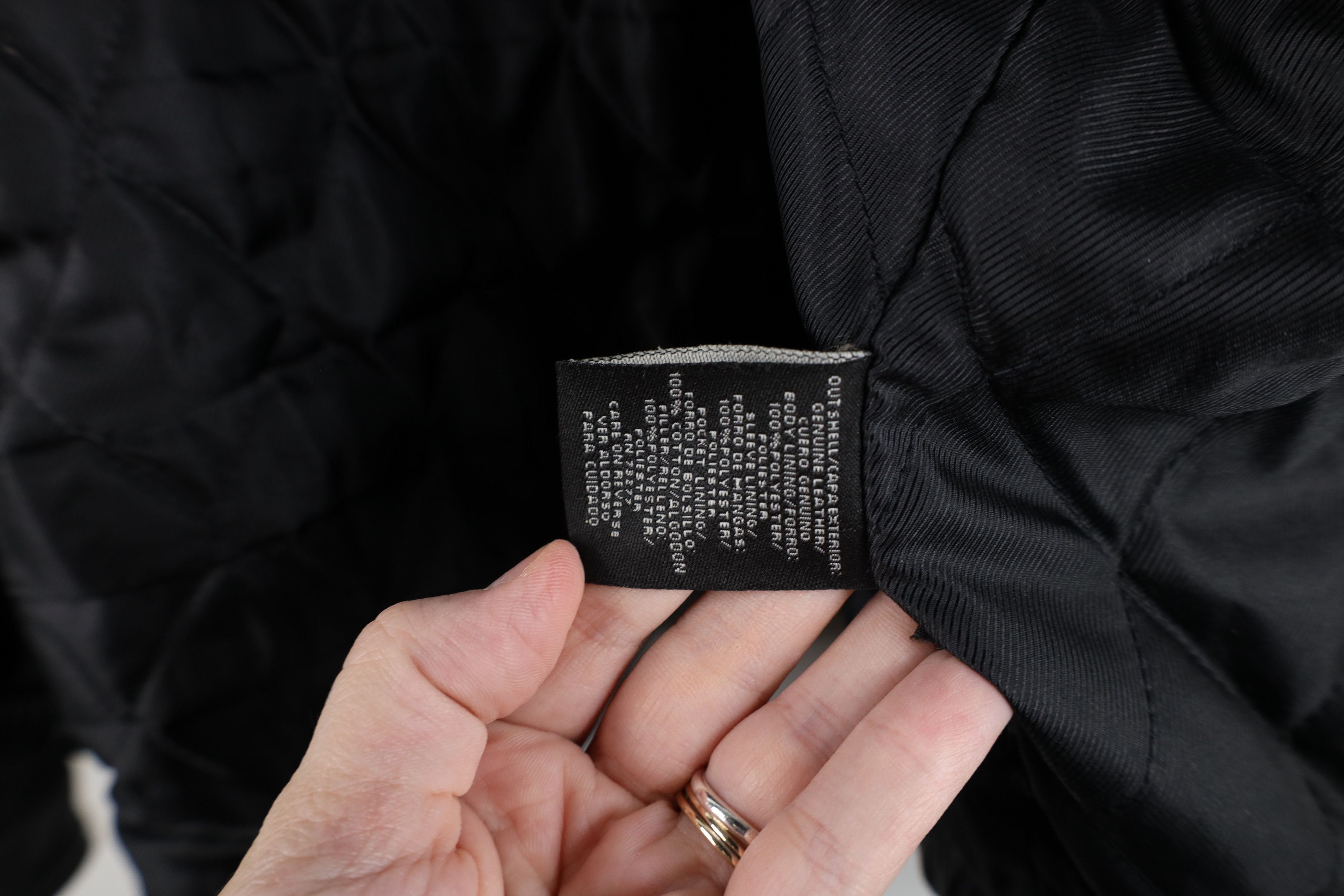 Vintage Vintage Streetwear Quilted Leather Bomber Jacket Black AS IS Size US XL / EU 56 / 4 - 11 Thumbnail