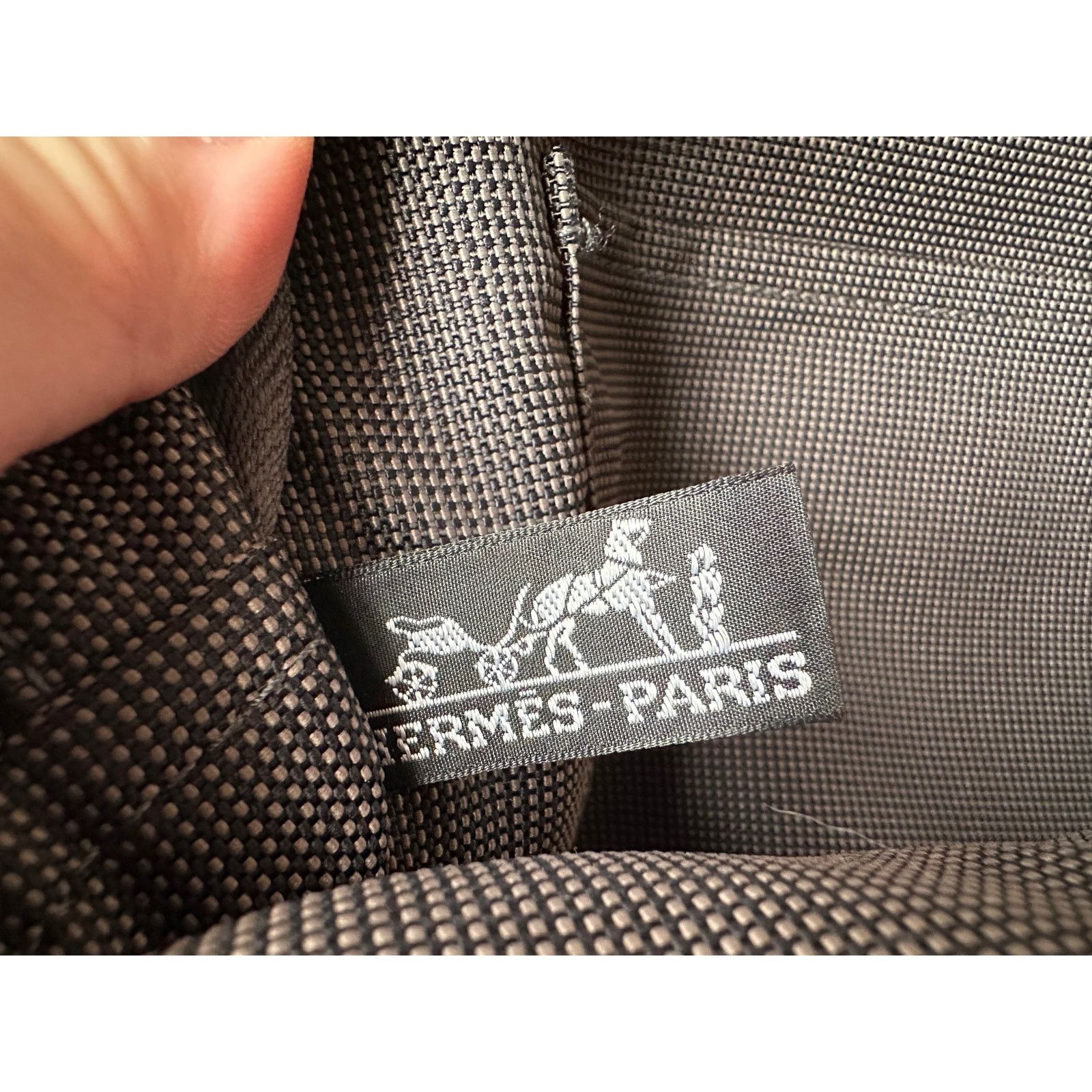 Hermes Hermes HerLine MM Tote Bag Charcoal Gray / Black Size ONE SIZE - 8 Thumbnail
