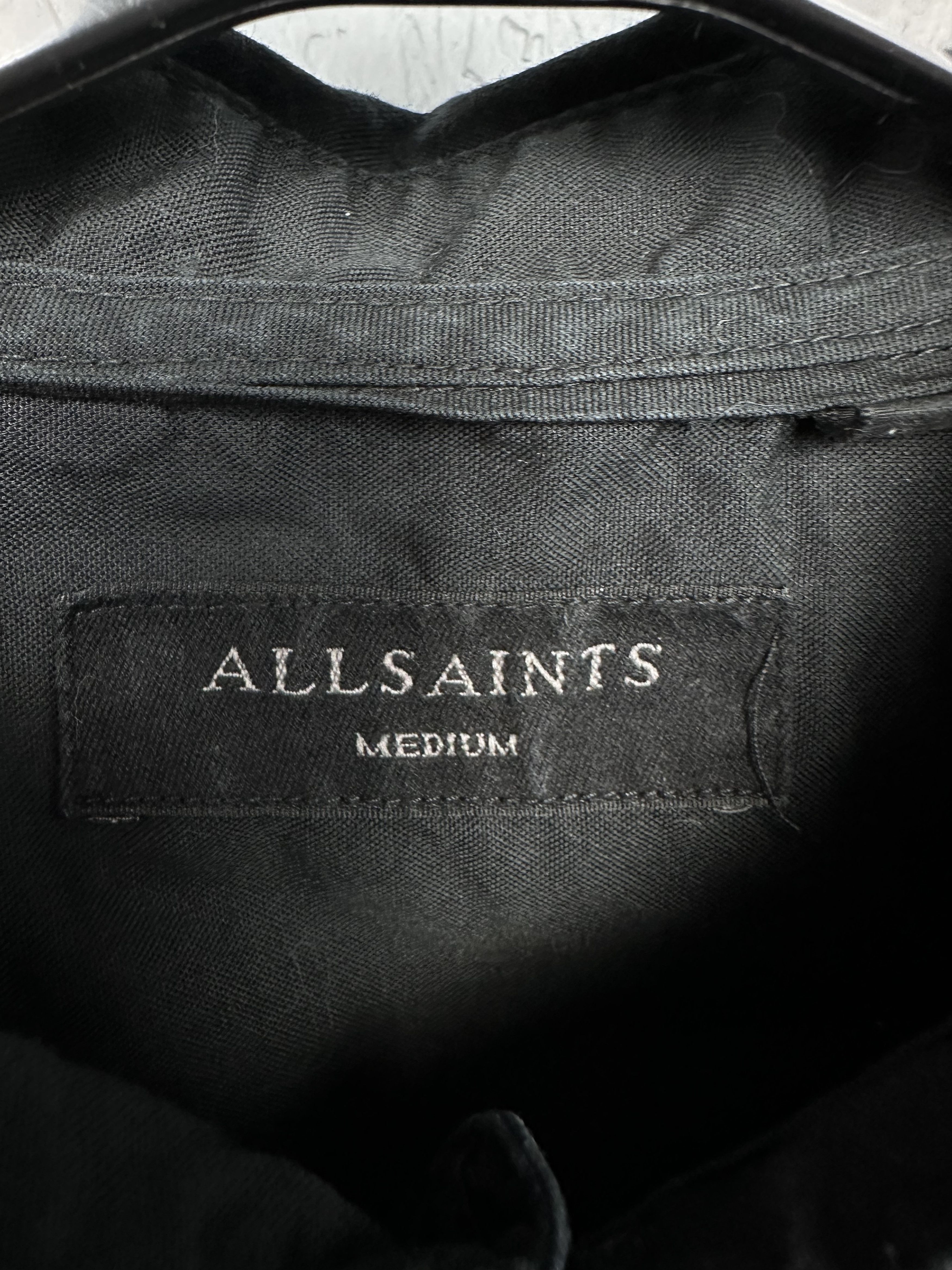 Allsaints Allsaints Mens Redondo Long Sleeve Shirt Size US M / EU 48-50 / 2 - 4 Thumbnail